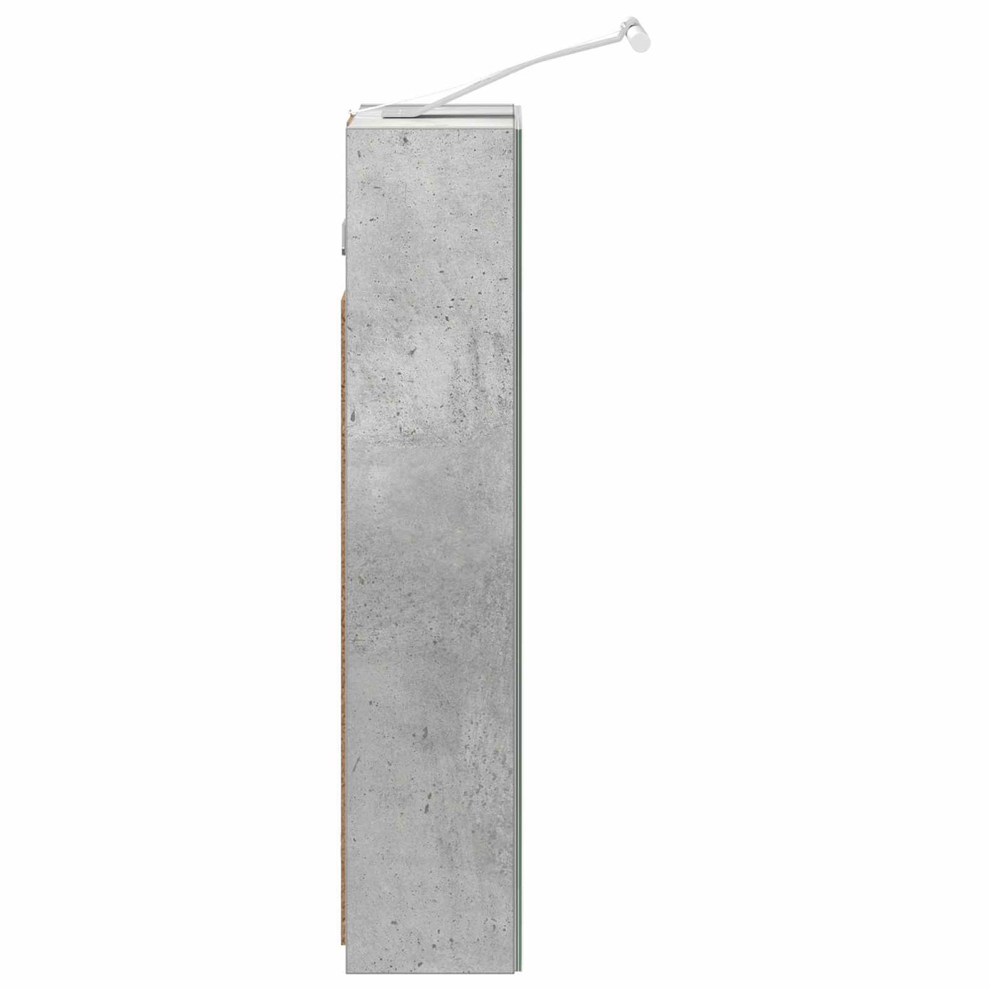Fürdőszobai tükörszekrény Beton Szürke 30 x 10,5 x 50 cm
