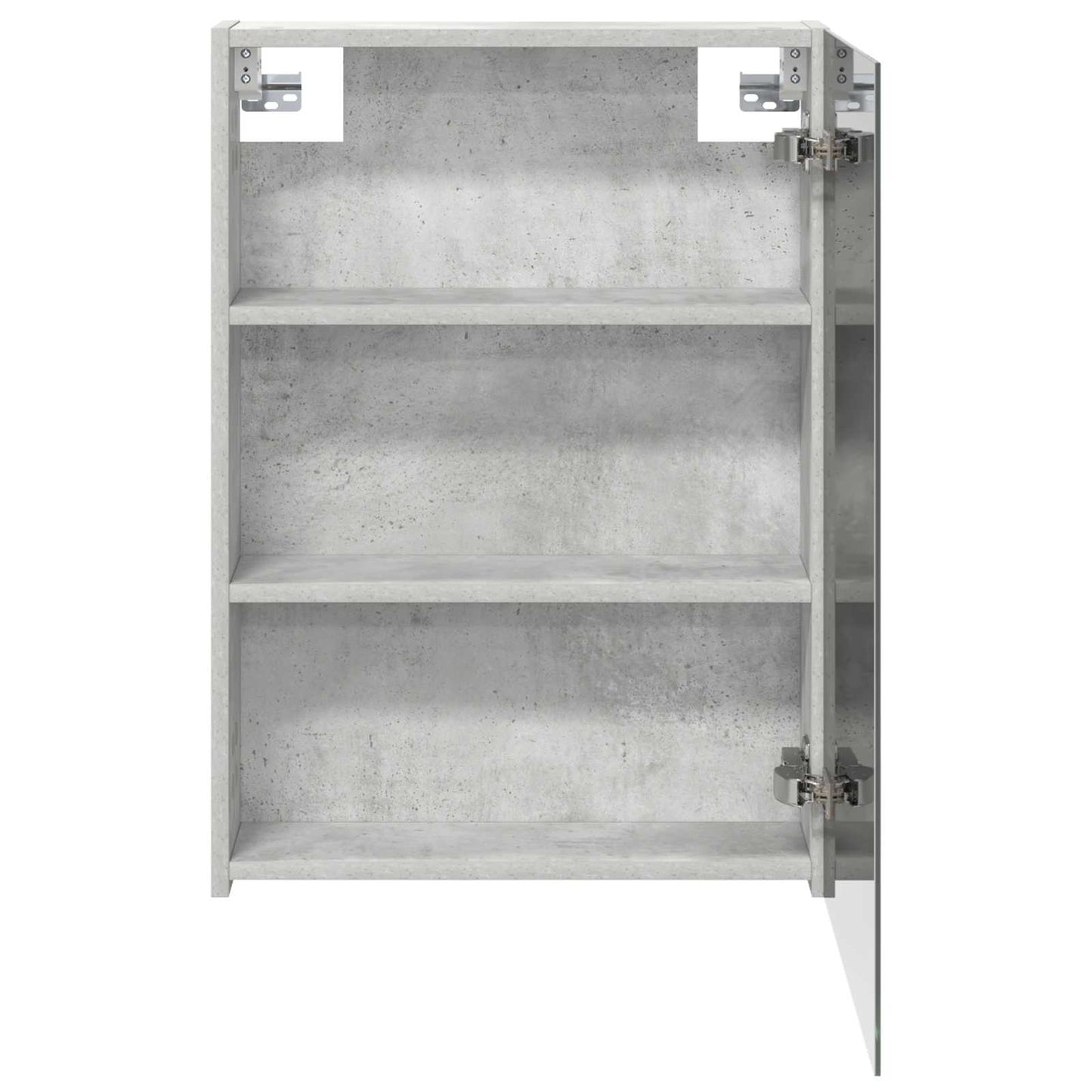Fürdőszobai tükörszekrény Beton Szürke 50 x 14,5 x 70 cm