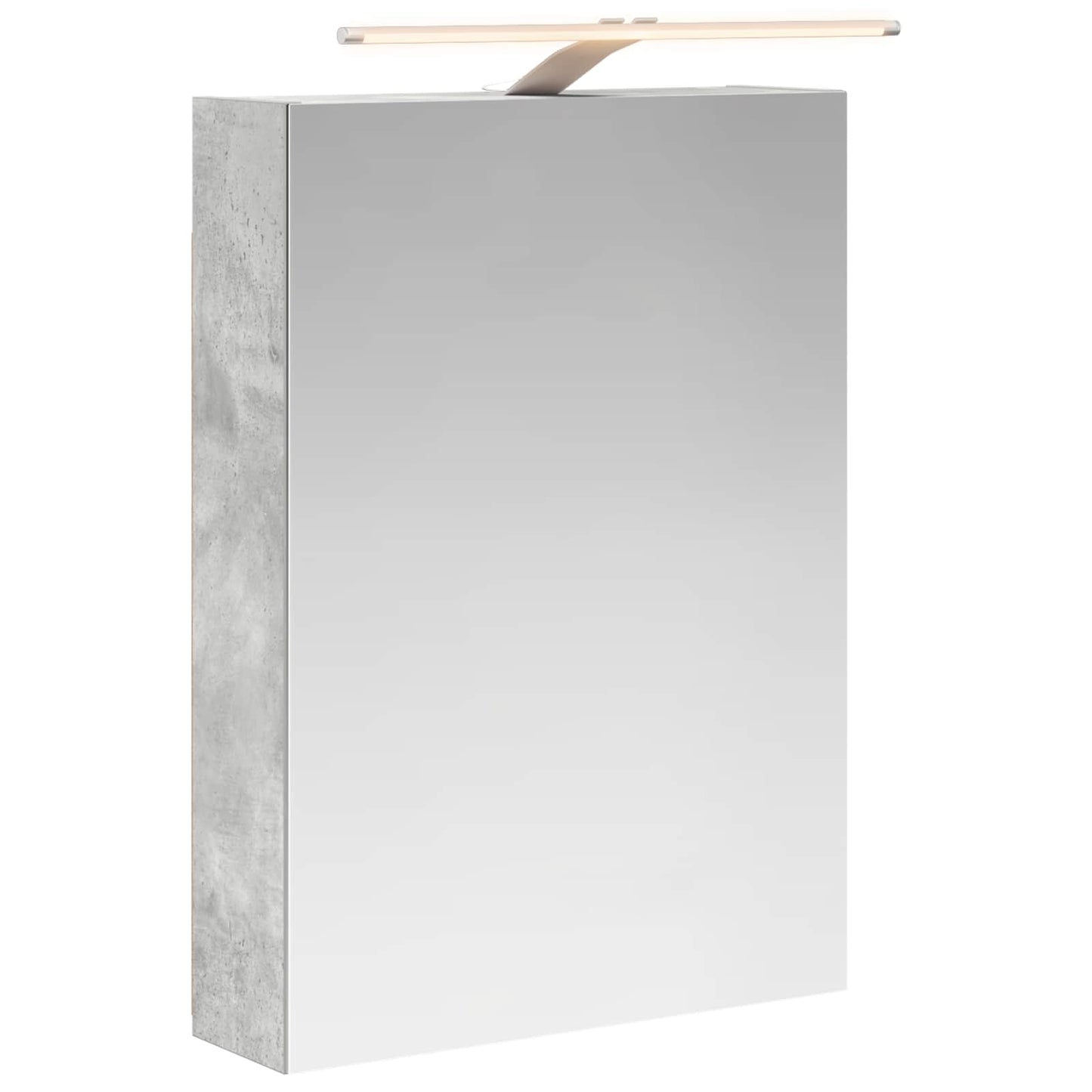 Fürdőszobai tükörszekrény Beton Szürke 50 x 14,5 x 70 cm