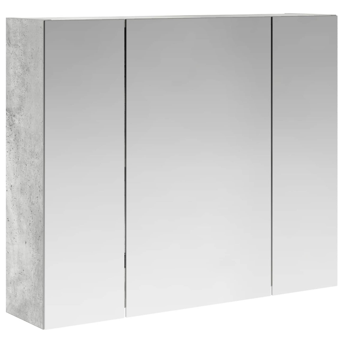 Fürdőszobai tükörszekrény Beton Szürke 60 x 14,5 x 50 cm