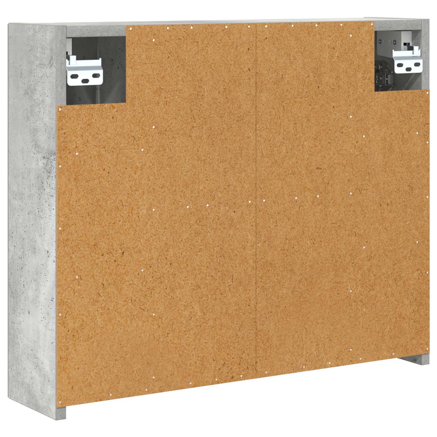 Fürdőszobai tükörszekrény Beton Szürke 60 x 14,5 x 50 cm