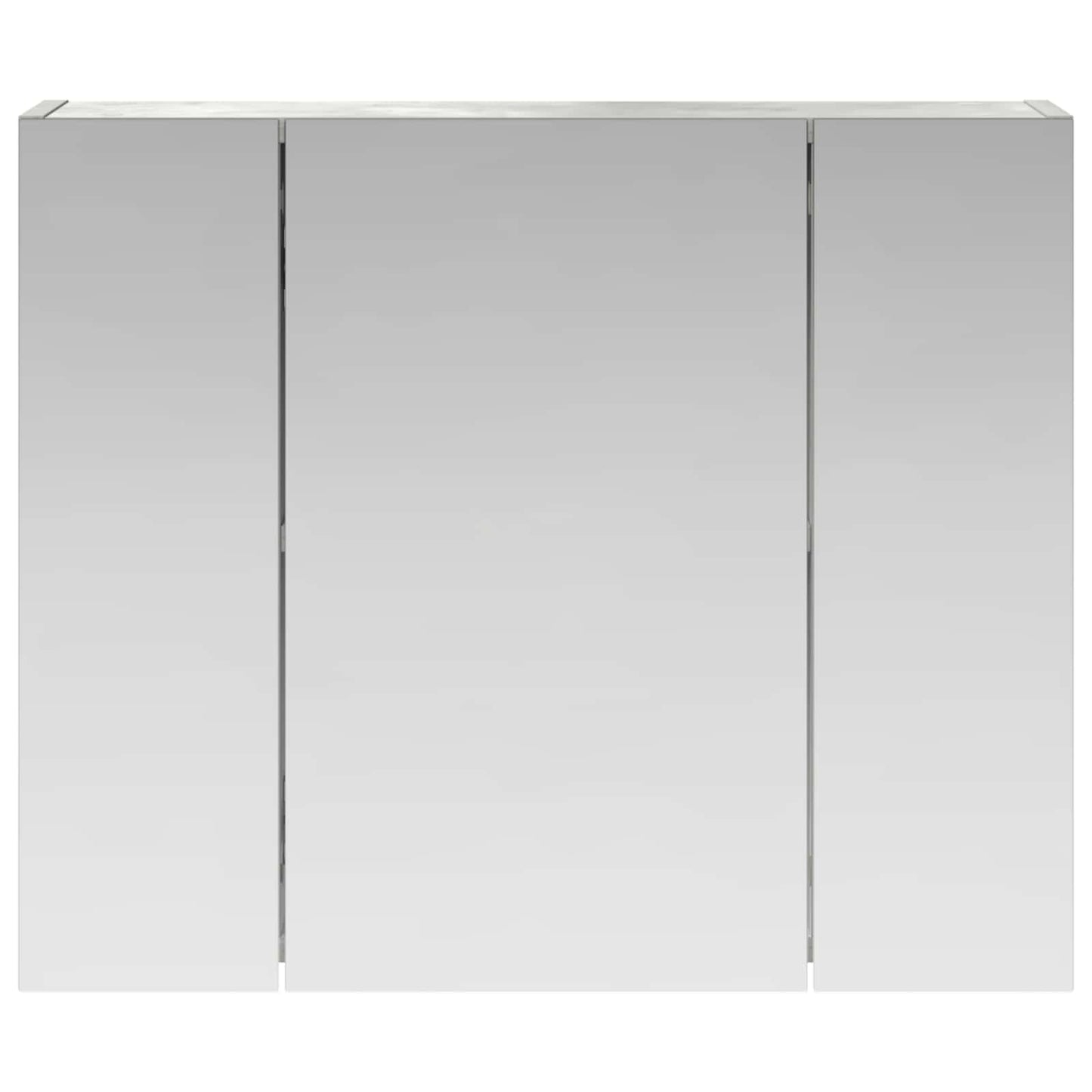 Fürdőszobai tükörszekrény Beton Szürke 60 x 14,5 x 50 cm