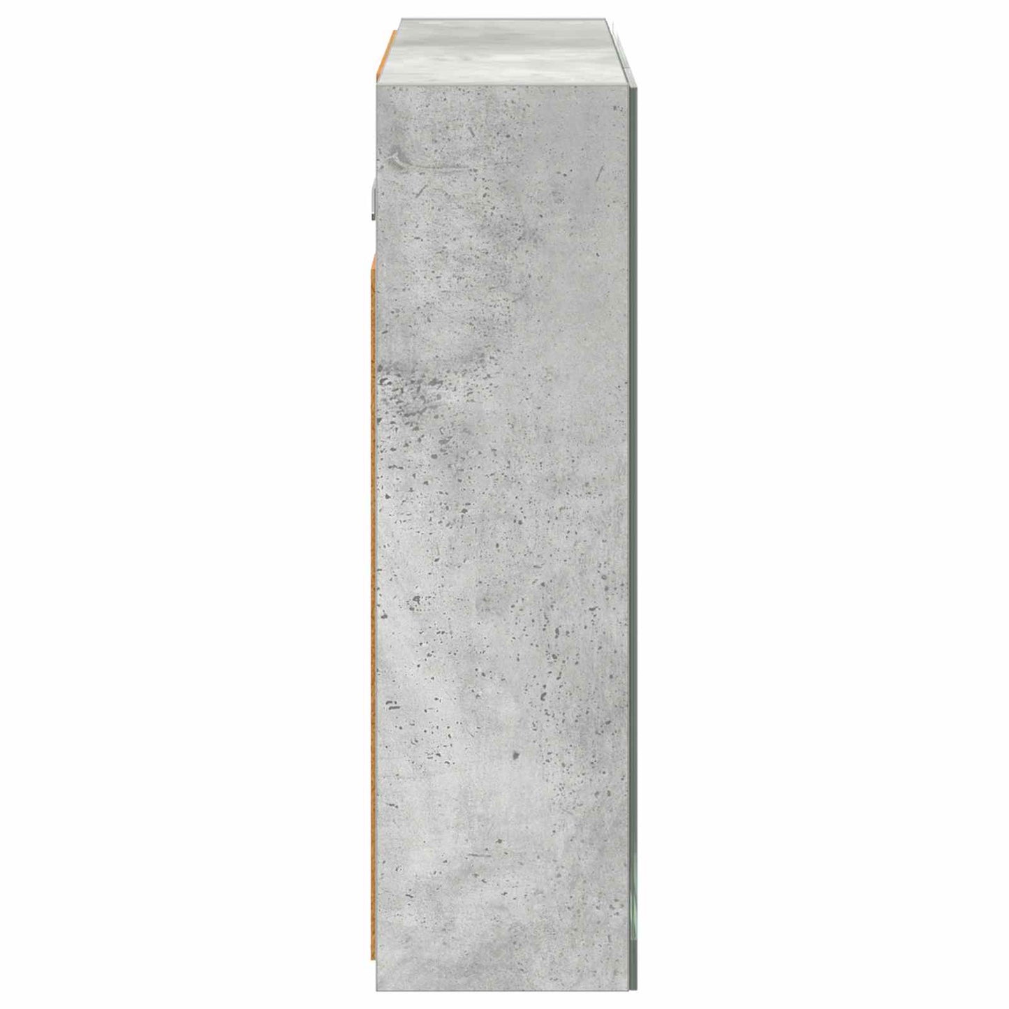Fürdőszobai tükörszekrény Beton Szürke 60 x 14,5 x 50 cm