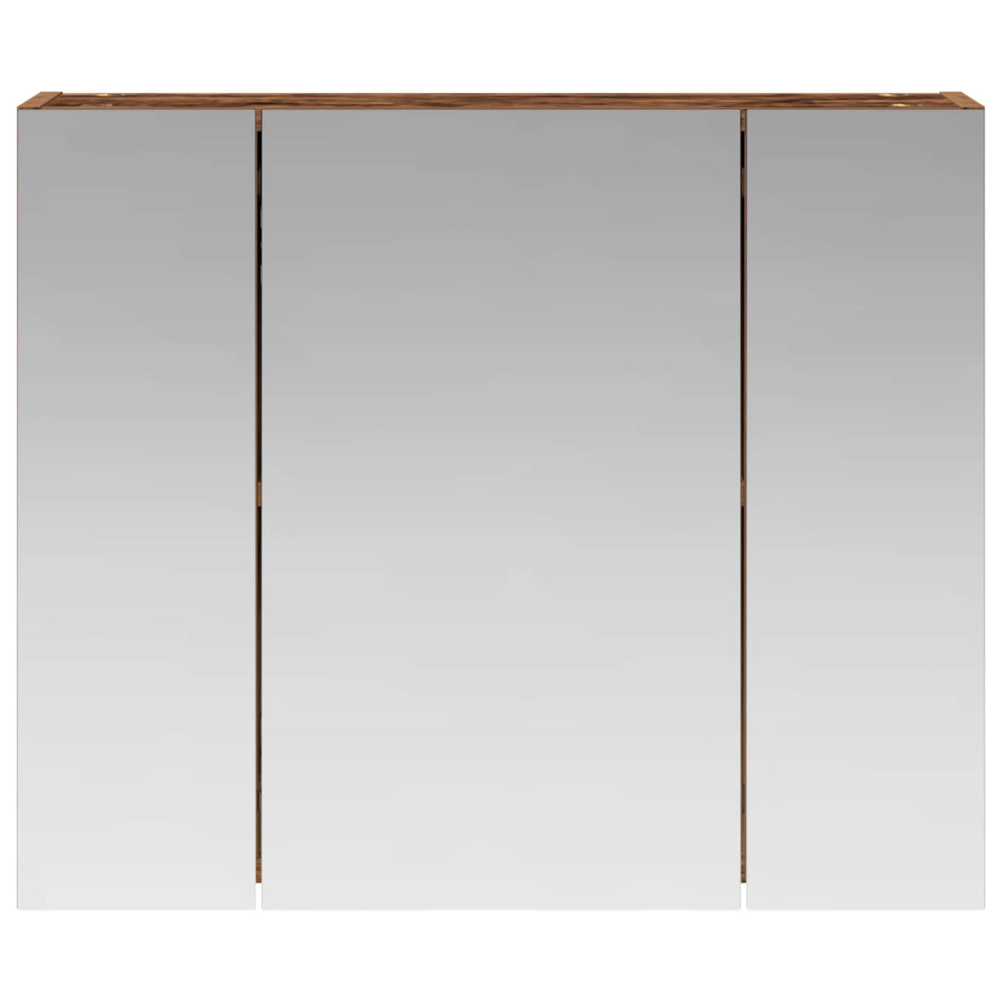 Fürdőszobai tükörszekrény Öreg fa 60 x 14,5 x 50 cm Szerelt fa
