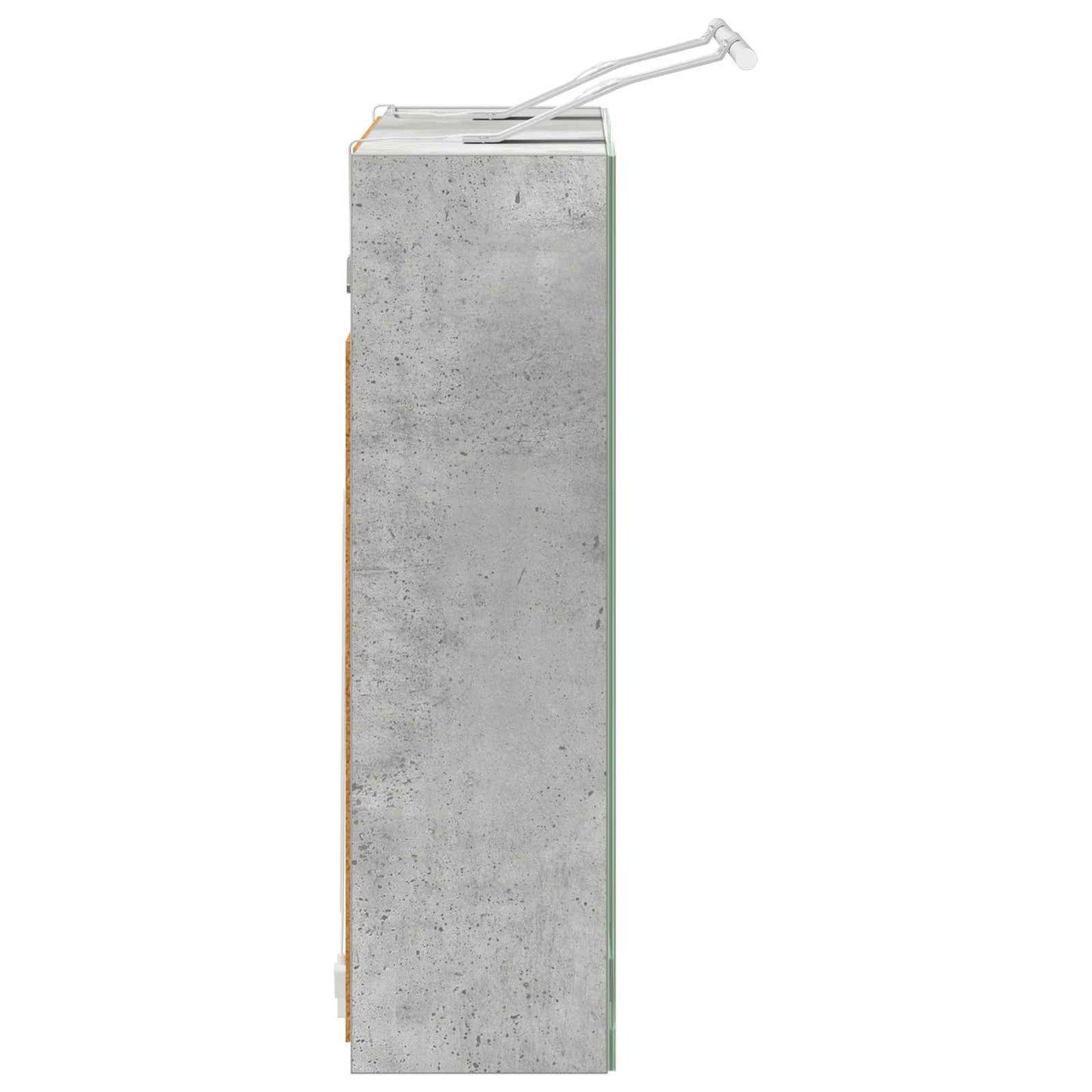 Fürdőszobai tükörszekrény Beton Szürke 60 x 14,5 x 50 cm