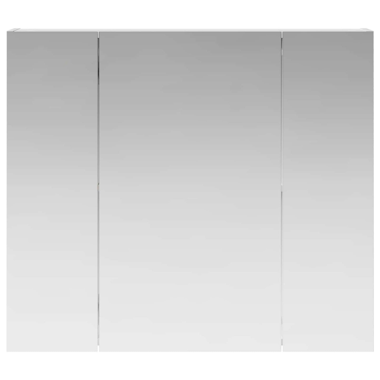 Fürdőszobai tükörszekrény Fehér 80 x 14.5 x 70 cm Szerelt fa