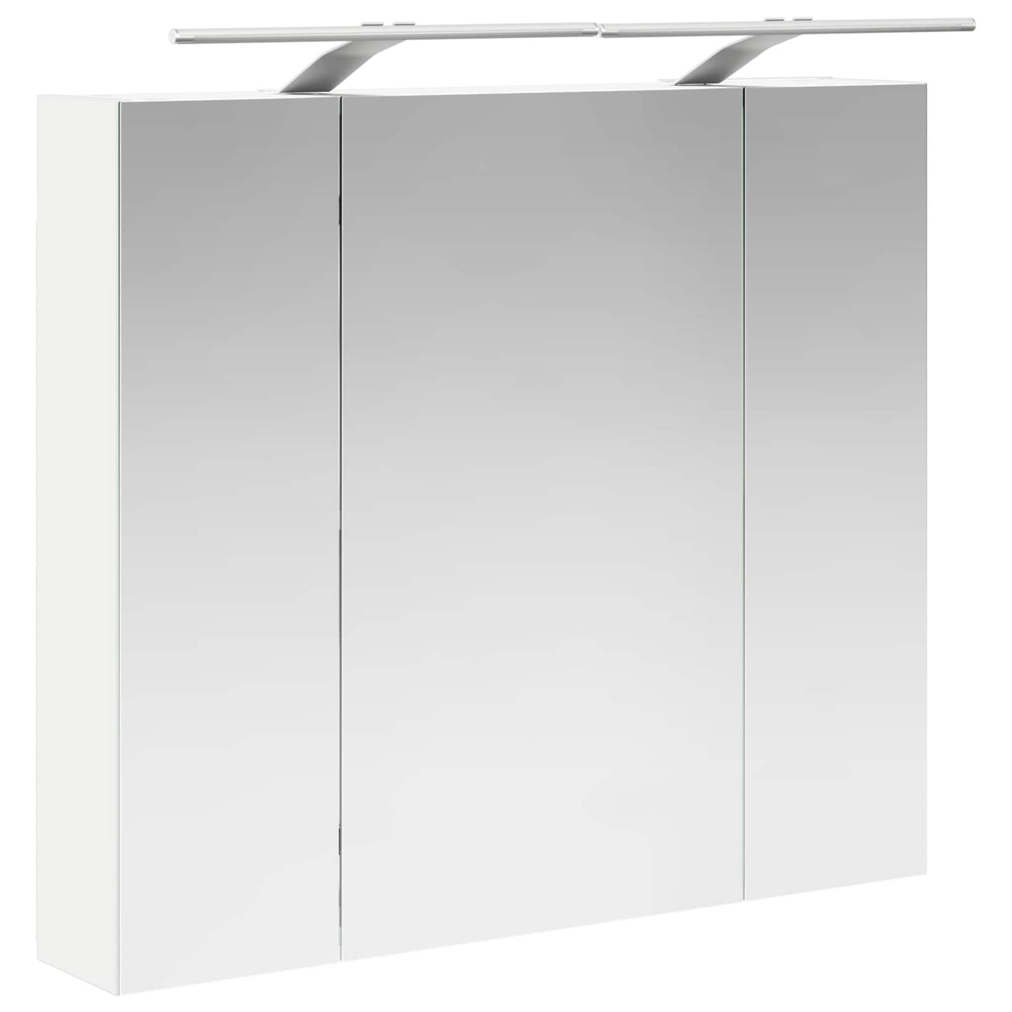Fürdőszobai tükörszekrény Fehér 80 x 14.5 x 70 cm Szerelt fa