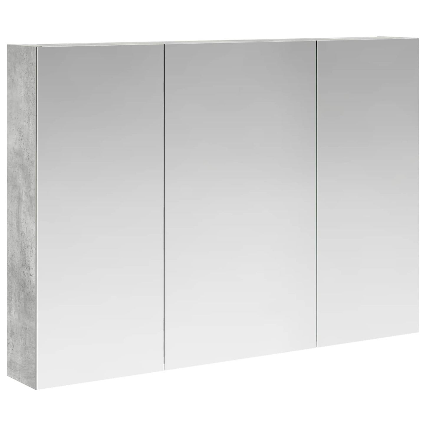 Fürdőszobai tükörszekrény Beton Szürke 100 x 14,5 x 70 cm