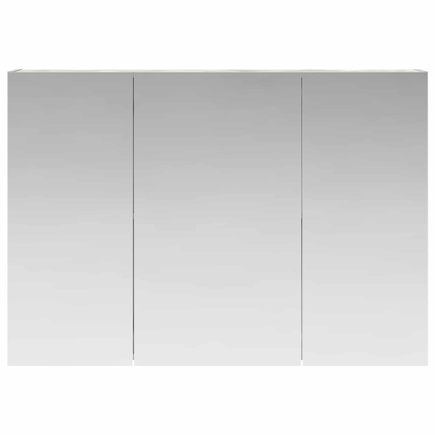 Fürdőszobai tükörszekrény Beton Szürke 100 x 14,5 x 70 cm