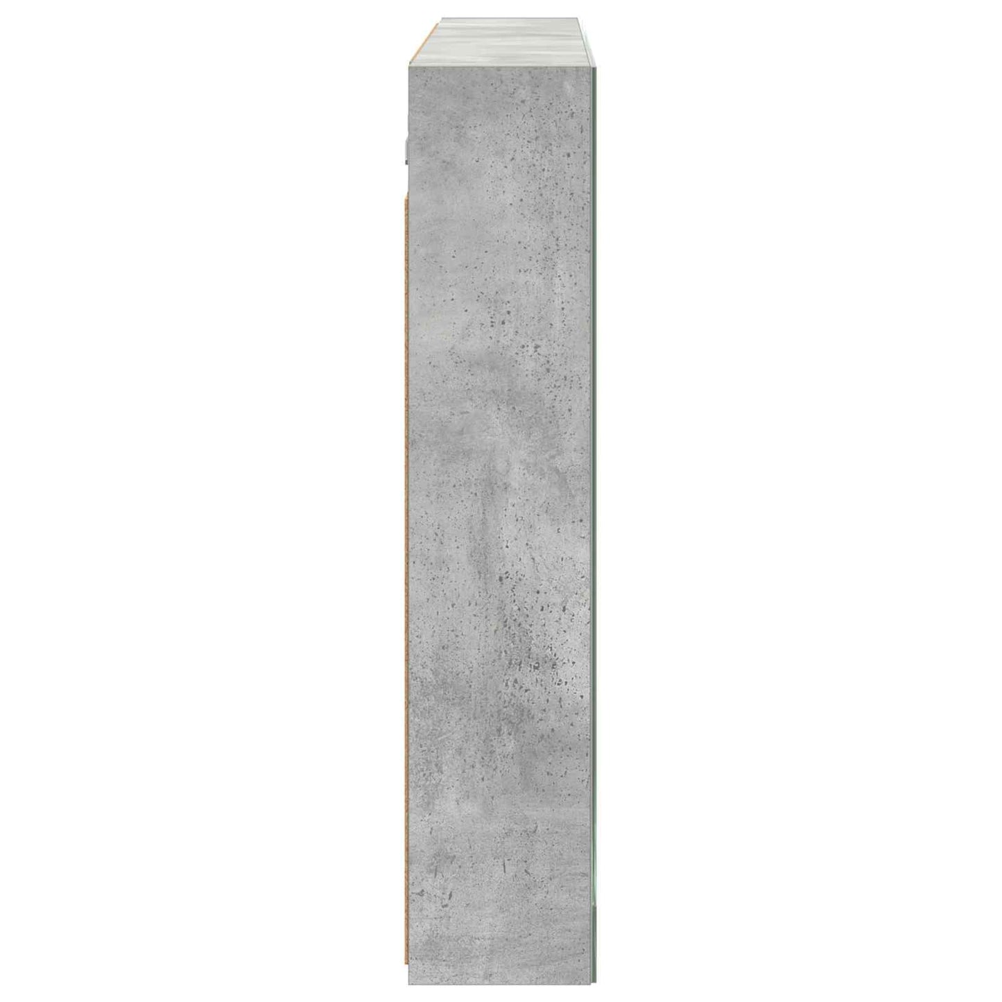 Fürdőszobai tükörszekrény Beton Szürke 100 x 14,5 x 70 cm