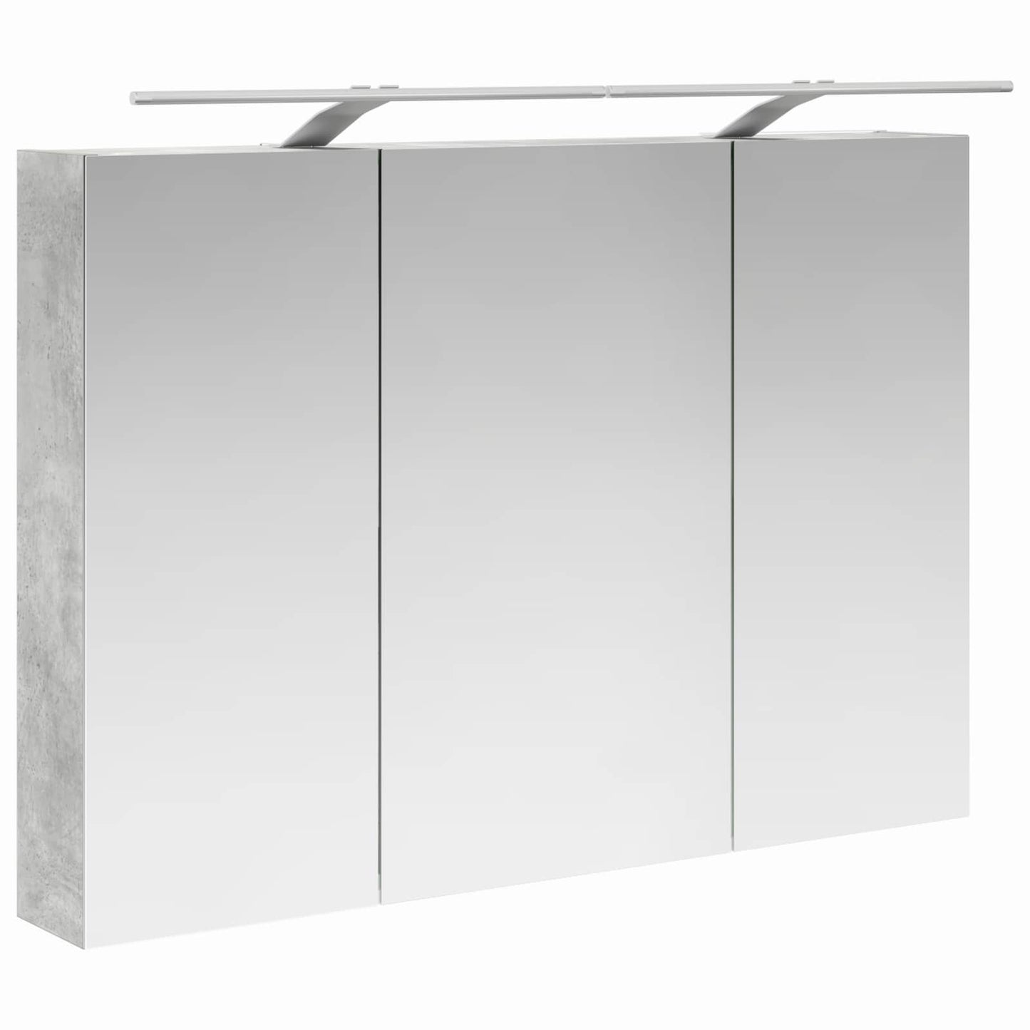 Fürdőszobai tükörszekrény Beton Szürke 100 x 14,5 x 70 cm