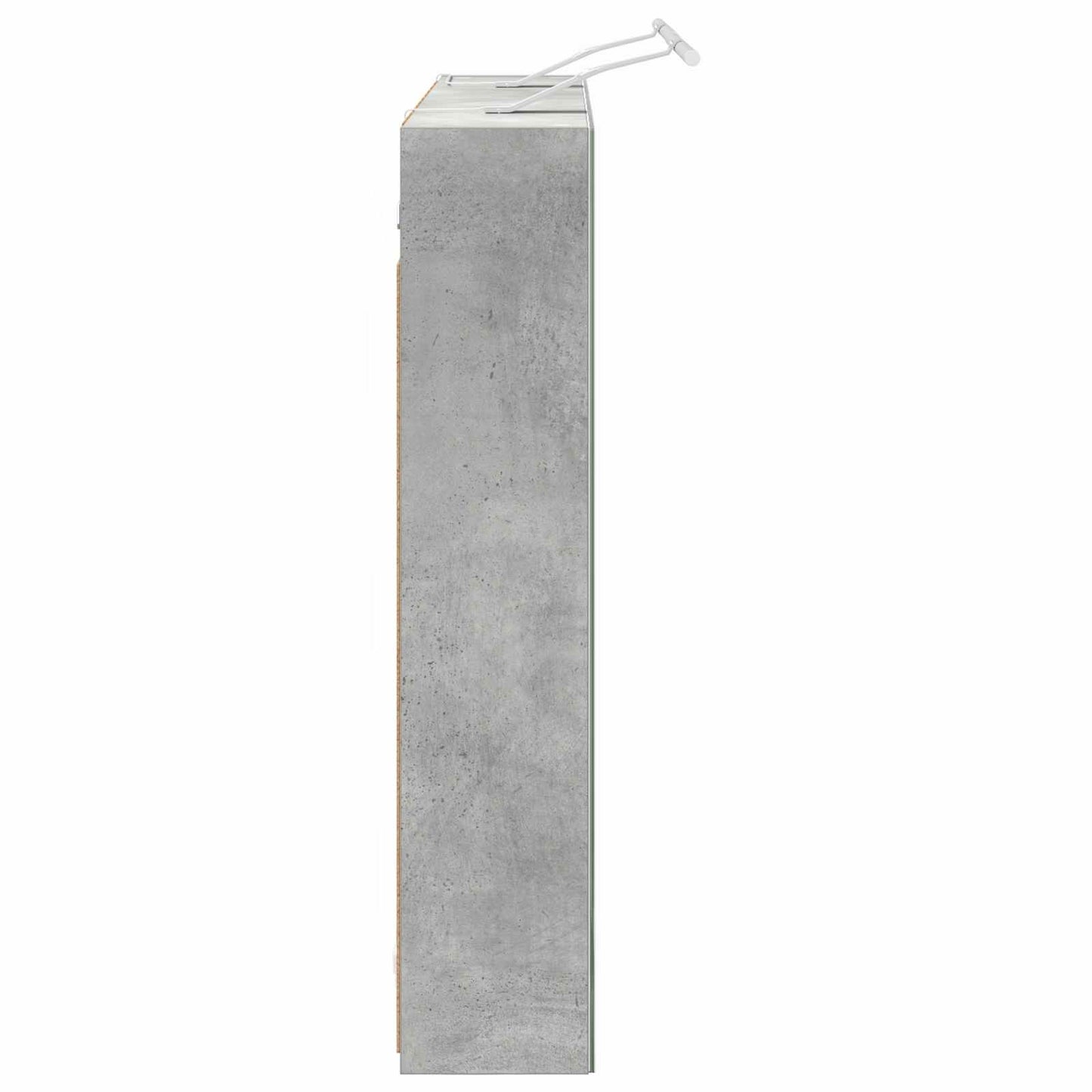 Fürdőszobai tükörszekrény Beton Szürke 100 x 14,5 x 70 cm