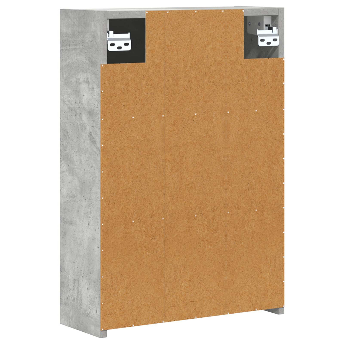 Fürdőszobai tükörszekrény Beton Szürke 43 x 16 x 62.5 cm
