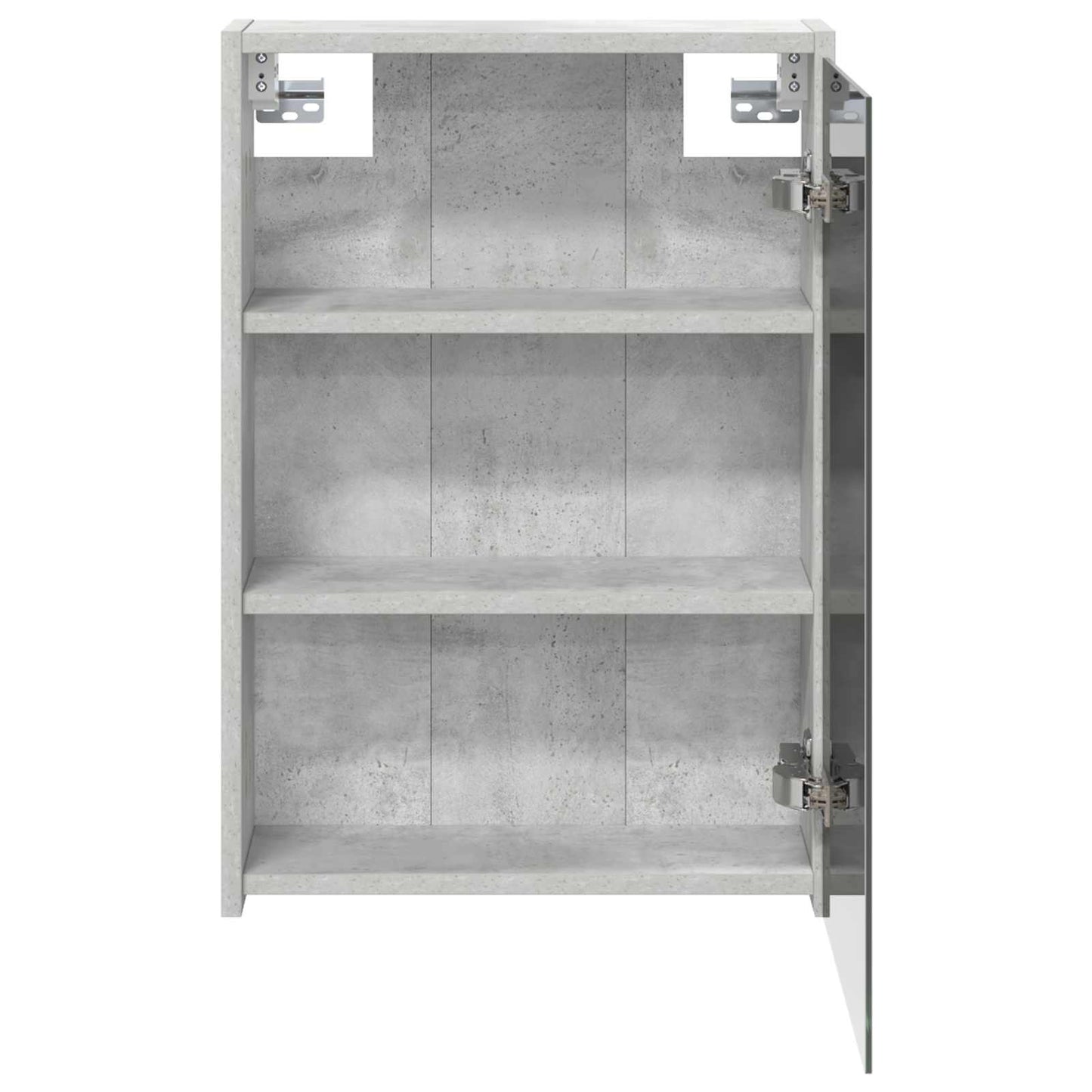 Fürdőszobai tükörszekrény Beton Szürke 43 x 16 x 62.5 cm