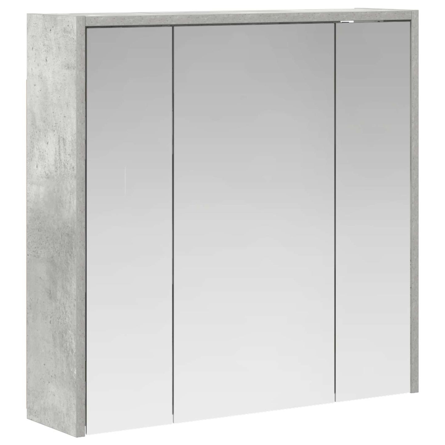 Fürdőszobai tükörszekrény Beton Szürke 63,5 x 16 x 62,5 cm