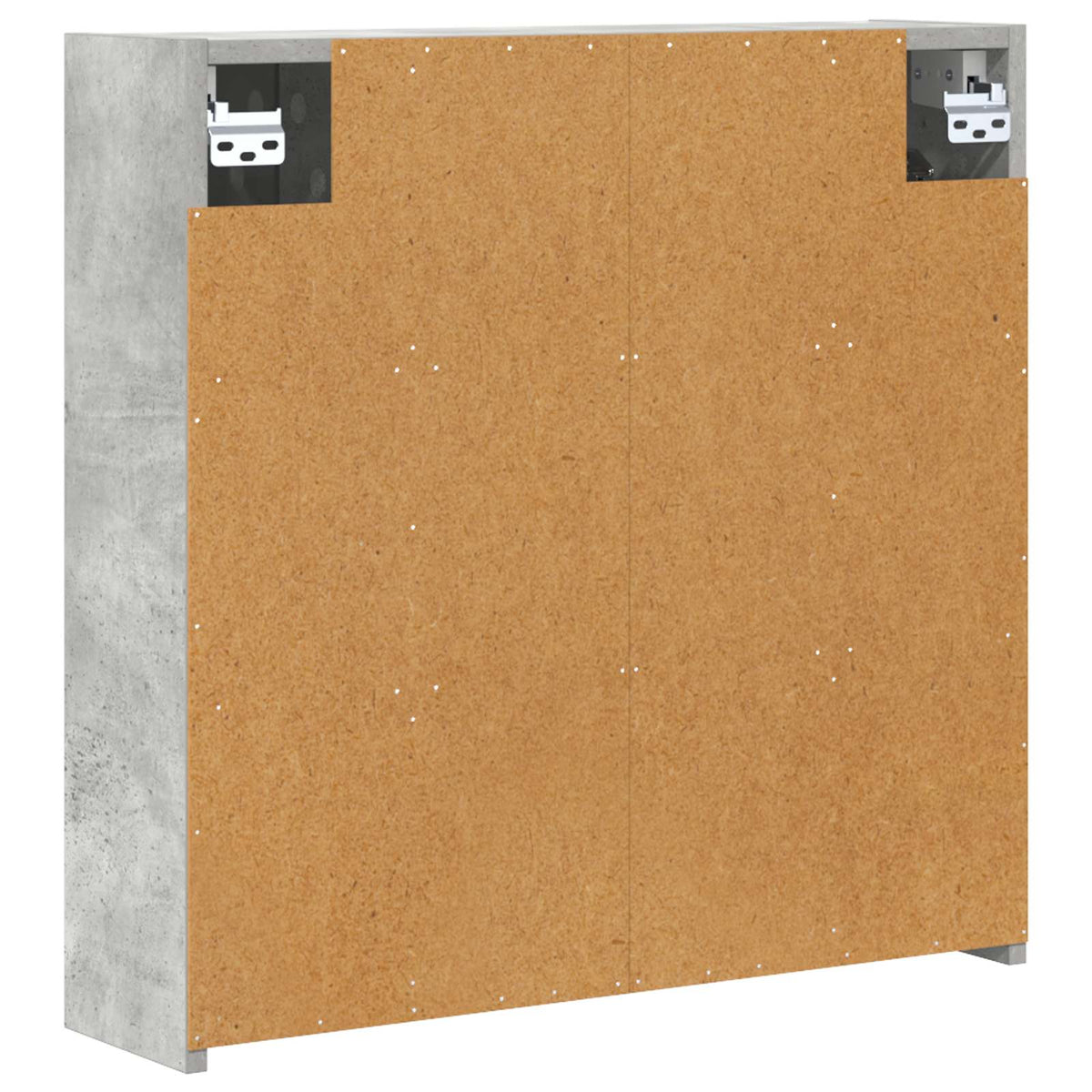 Fürdőszobai tükörszekrény Beton Szürke 63,5 x 16 x 62,5 cm