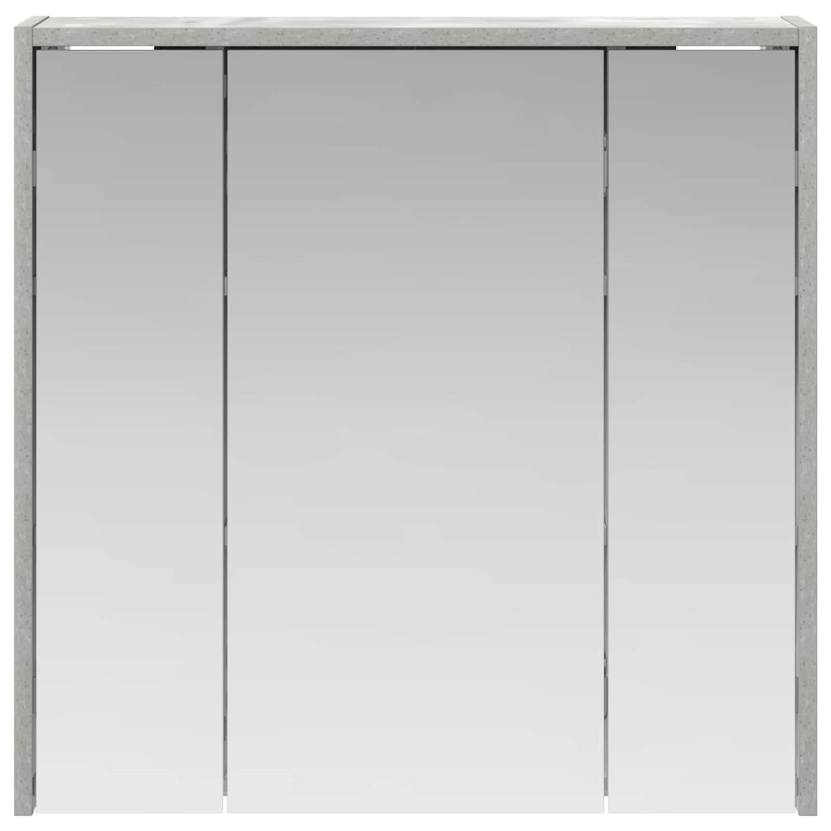 Fürdőszobai tükörszekrény Beton Szürke 63,5 x 16 x 62,5 cm