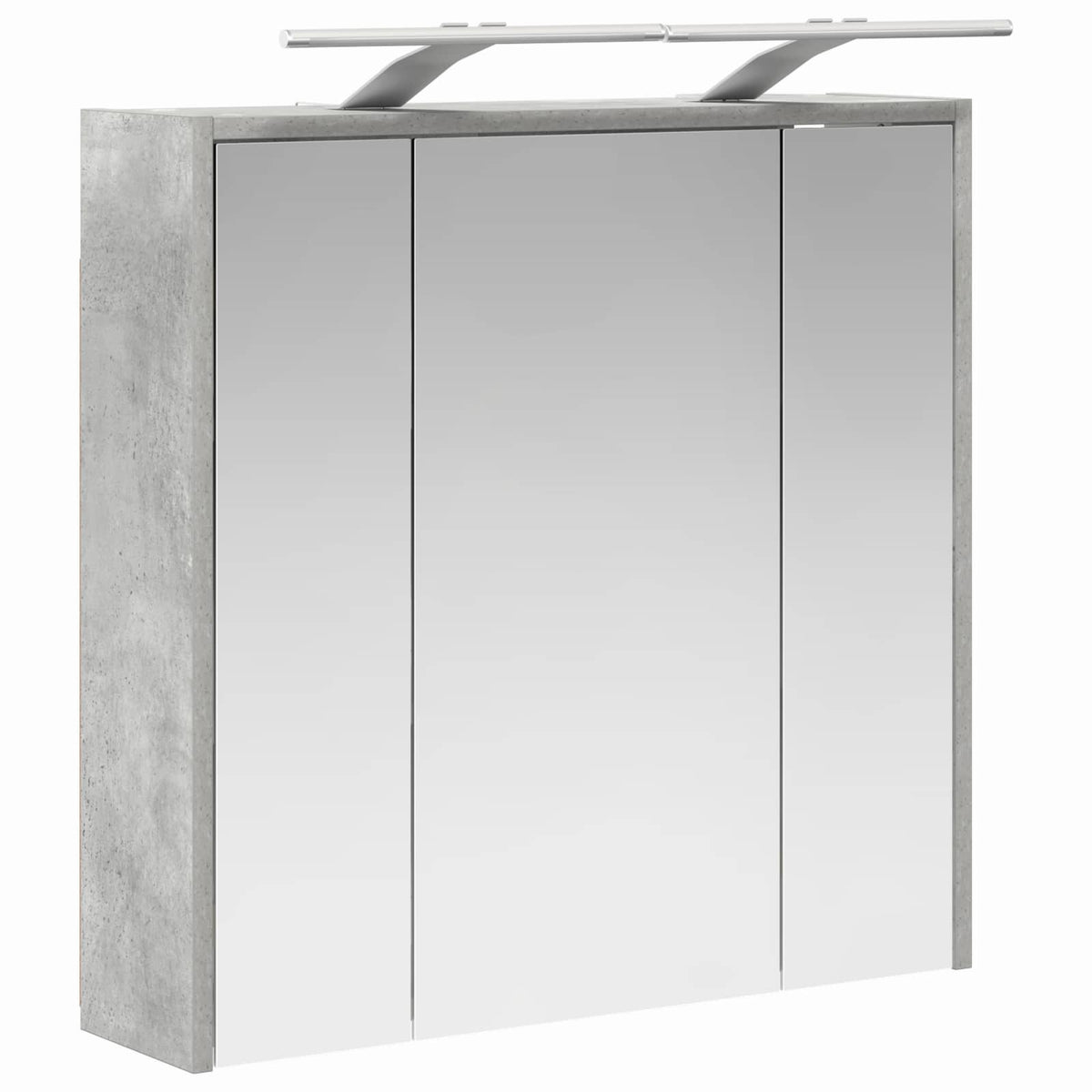 Fürdőszobai tükörszekrény Beton Szürke 63,5 x 16 x 62,5 cm