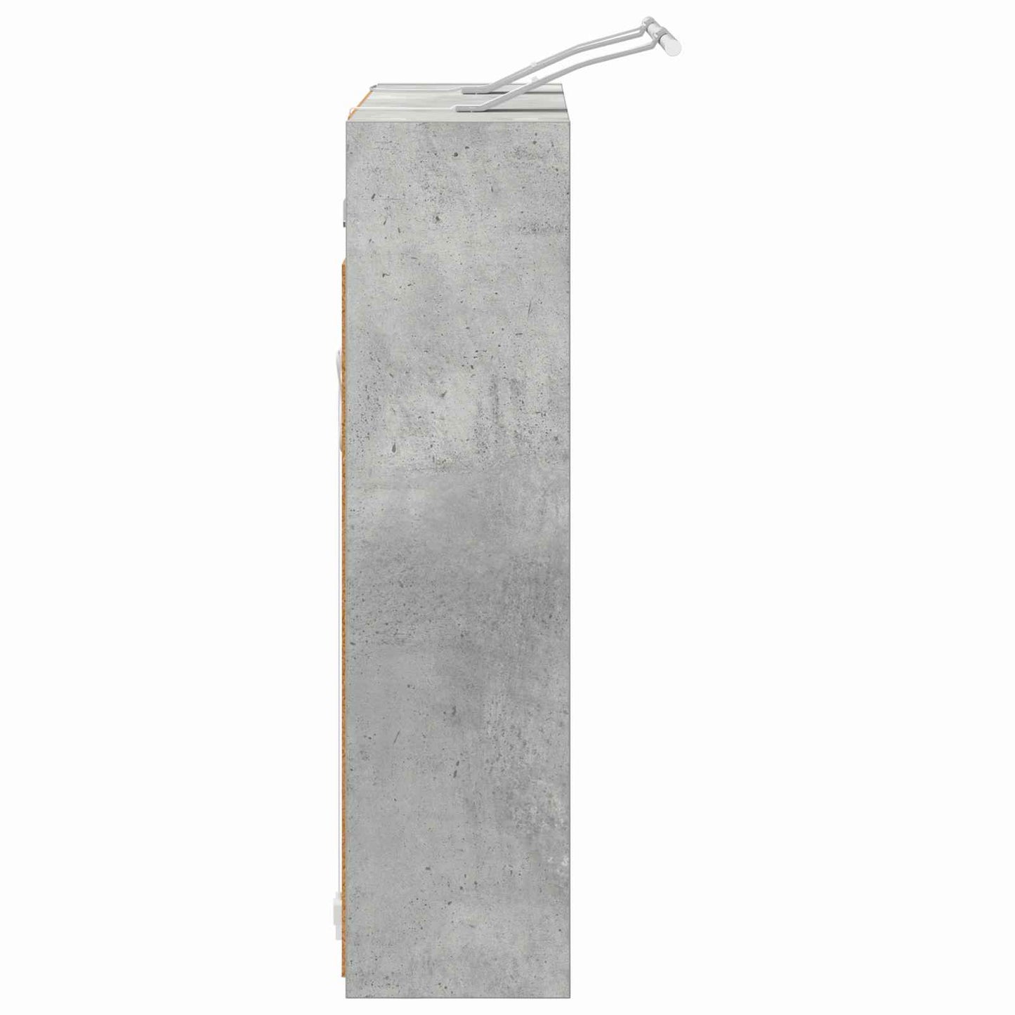 Fürdőszobai tükörszekrény Beton Szürke 63,5 x 16 x 62,5 cm