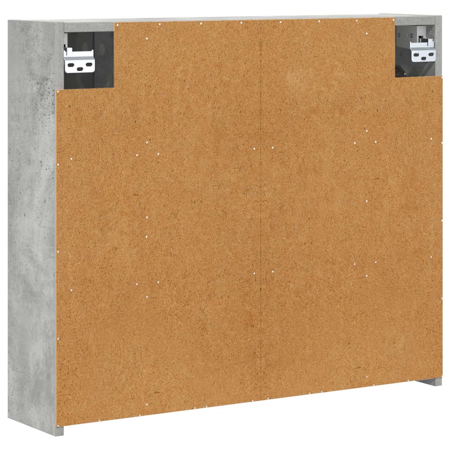 Fürdőszobai tükörszekrény Beton Szürke 73,5 x 16 x 62,5 cm