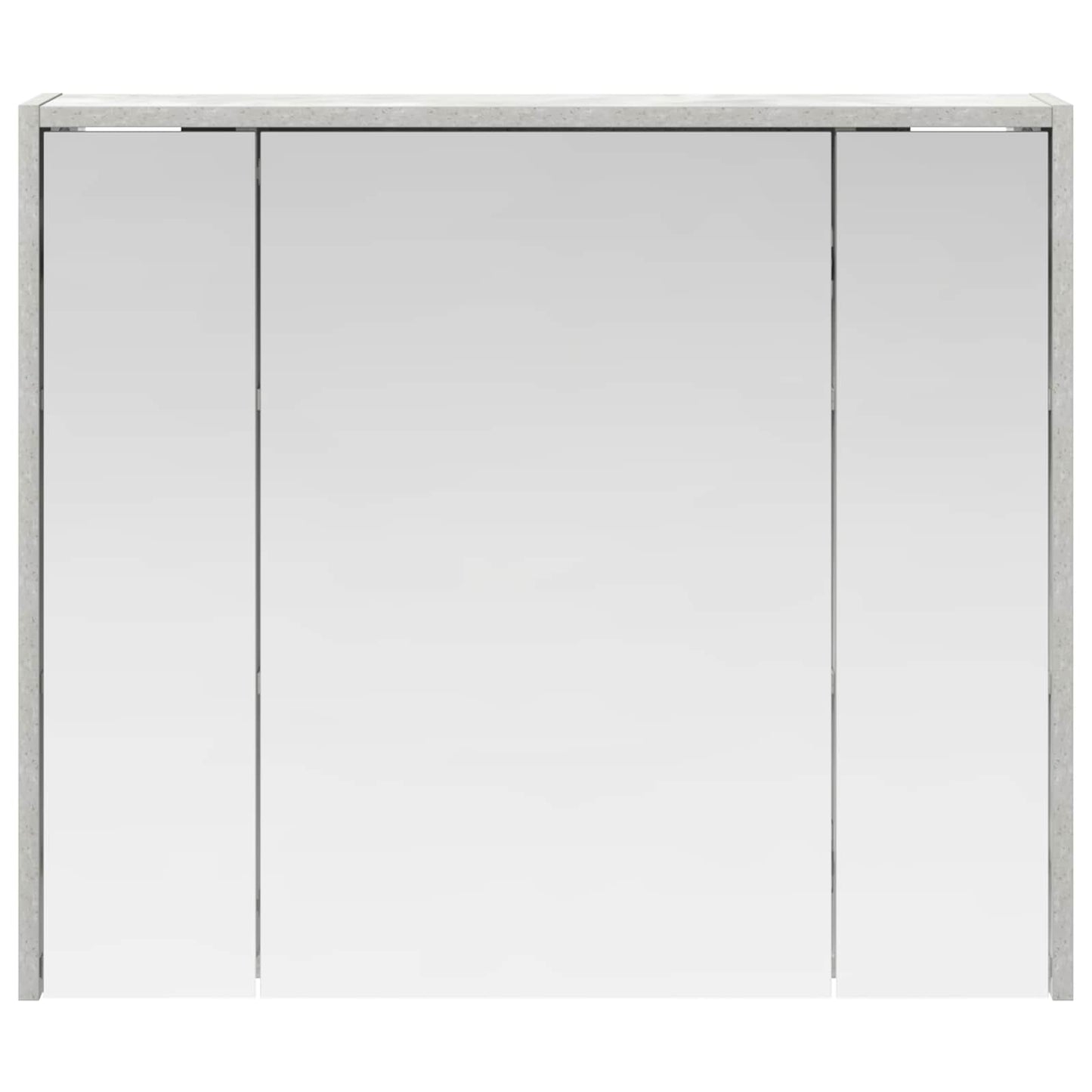Fürdőszobai tükörszekrény Beton Szürke 73,5 x 16 x 62,5 cm