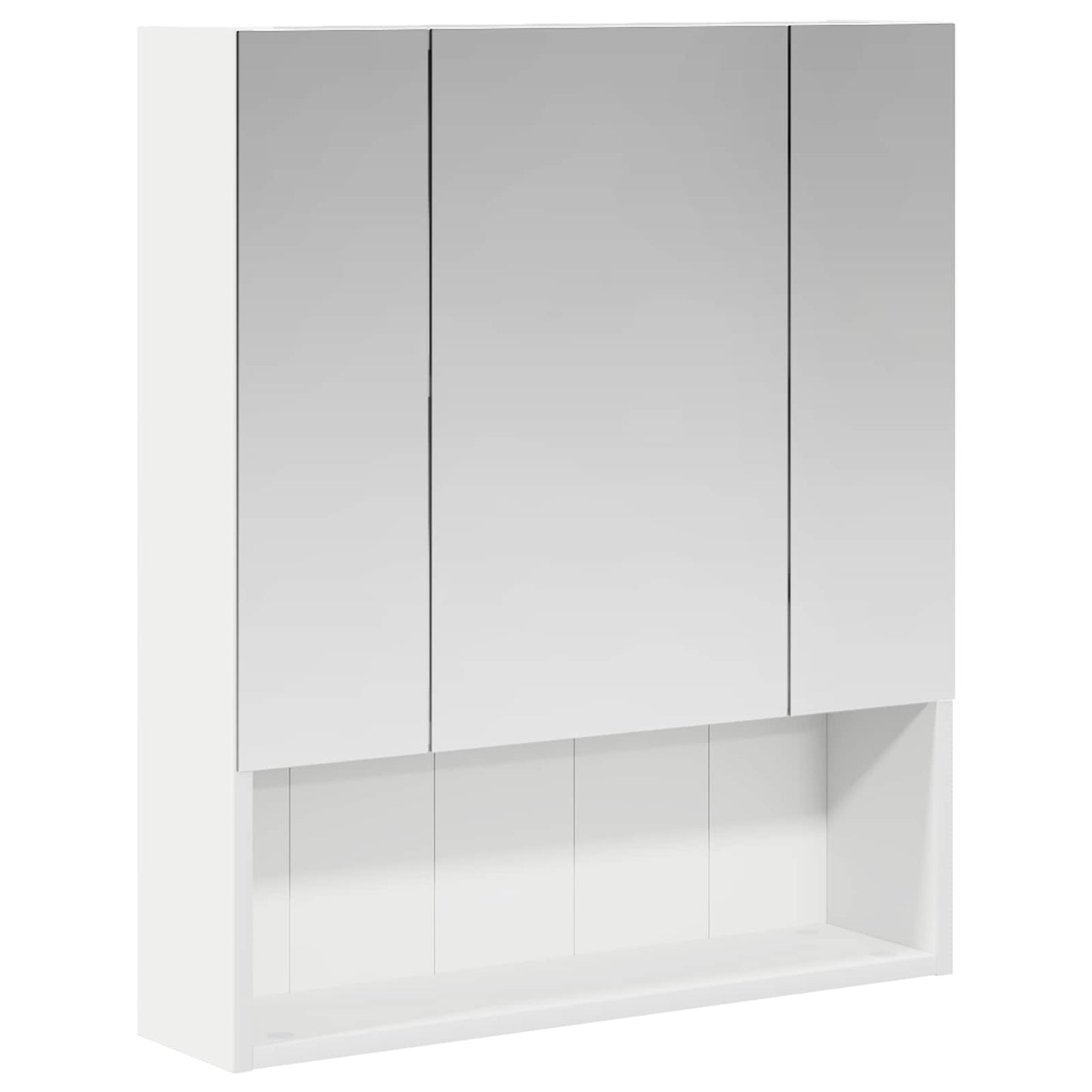 Fürdőszobai tükörszekrény Fehér 60 x 14.5 x 70 cm Szerelt fa