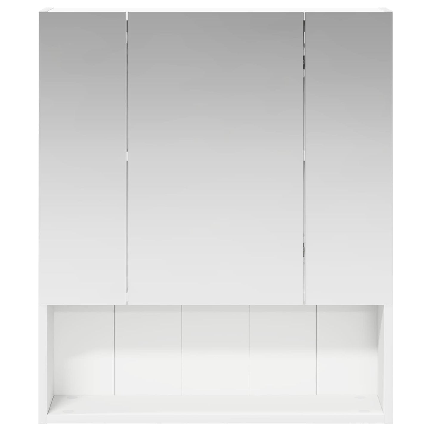 Fürdőszobai tükörszekrény Fehér 60 x 14.5 x 70 cm Szerelt fa