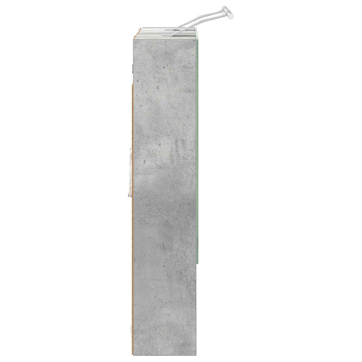 Fürdőszobai tükörszekrény Beton Szürke 60 x 14.5 x 70 cm