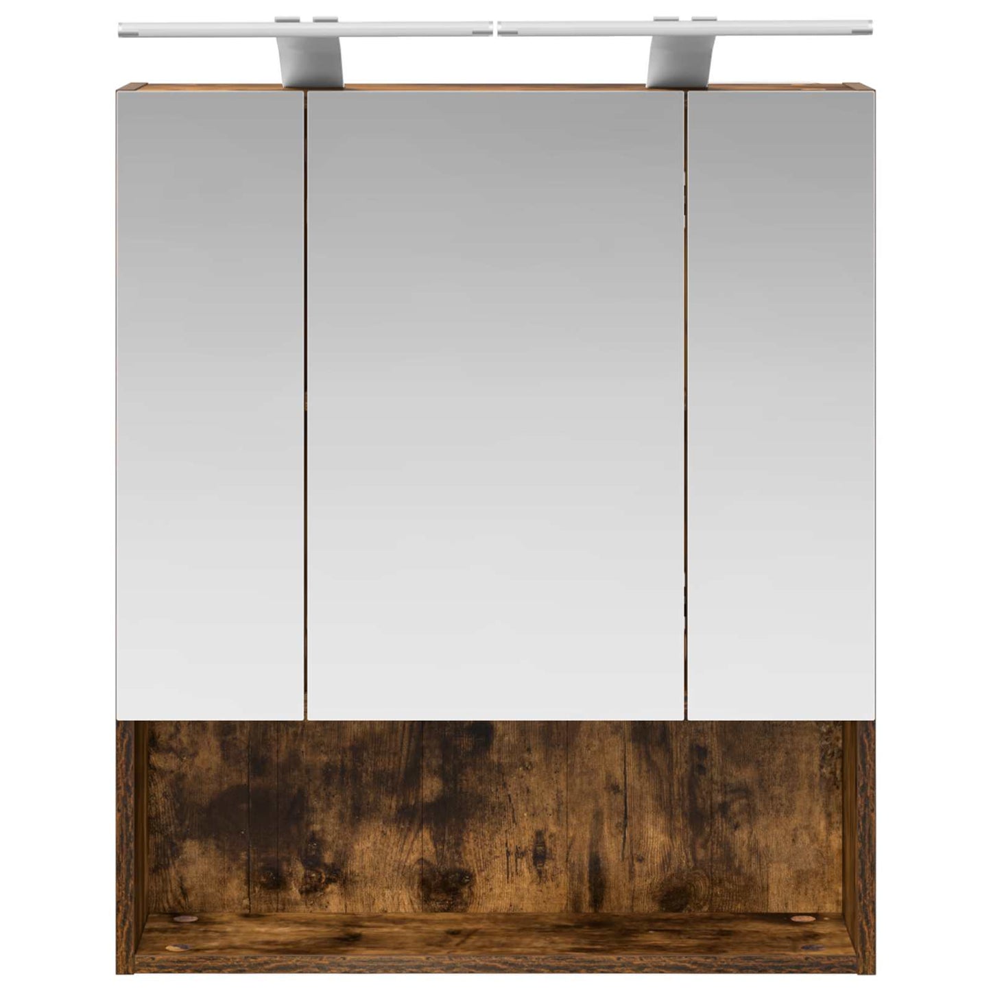 Fürdőszobai tükörszekrény Füstölt tölgy 60 x 14.5 x 70 cm