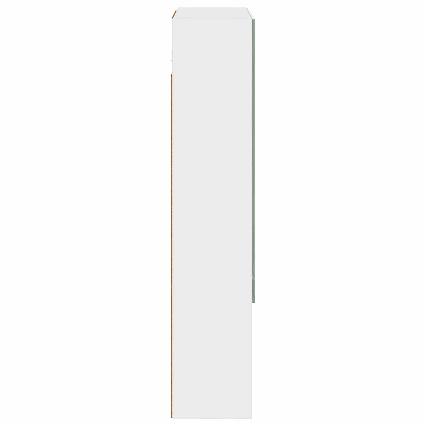 Fürdőszobai tükörszekrény Fehér 50 x 14,5 x 70 cm Szerelt fa