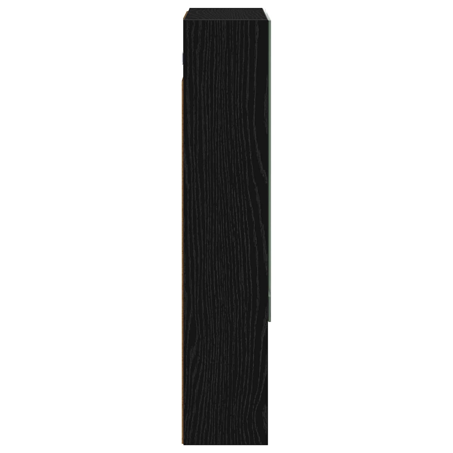 Fürdőszobai tükörszekrény Fekete tölgy 50 x 14,5 x 70 cm