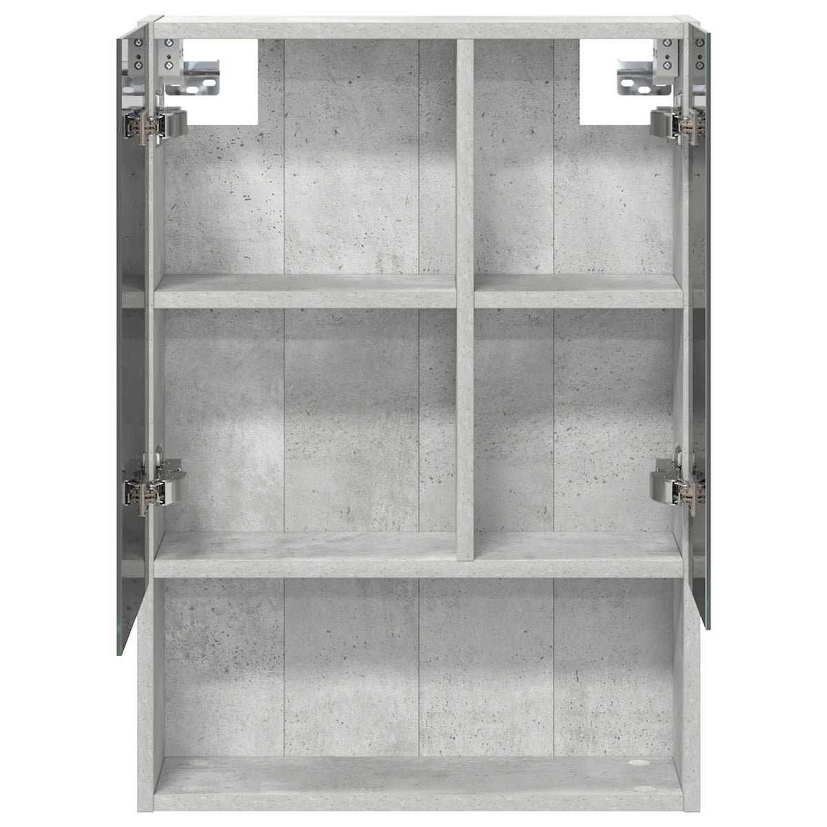 Fürdőszobai tükörszekrény Beton Szürke 50 x 14,5 x 70 cm