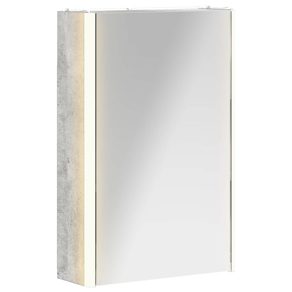Fürdőszobai tükörszekrény Beton Szürke 33 x 11,5 x 50 cm