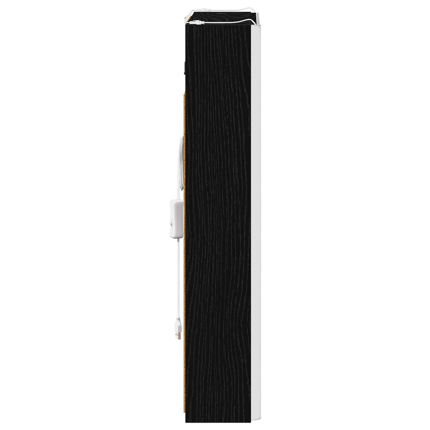 Fürdőszobai tükörszekrény Fekete tölgy 43 x 11,5 x 60,5 cm