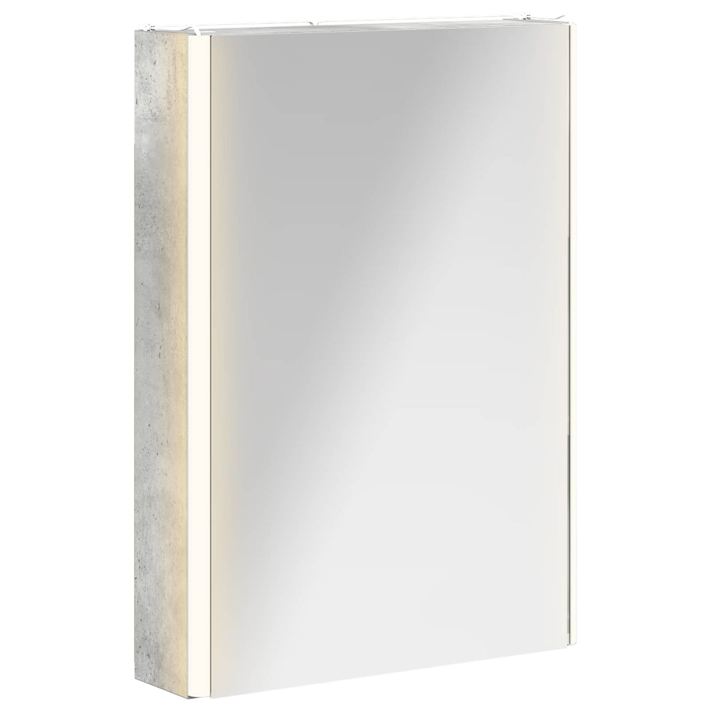 Fürdőszobai tükörszekrény Beton Szürke 43 x 11,5 x 60,5 cm