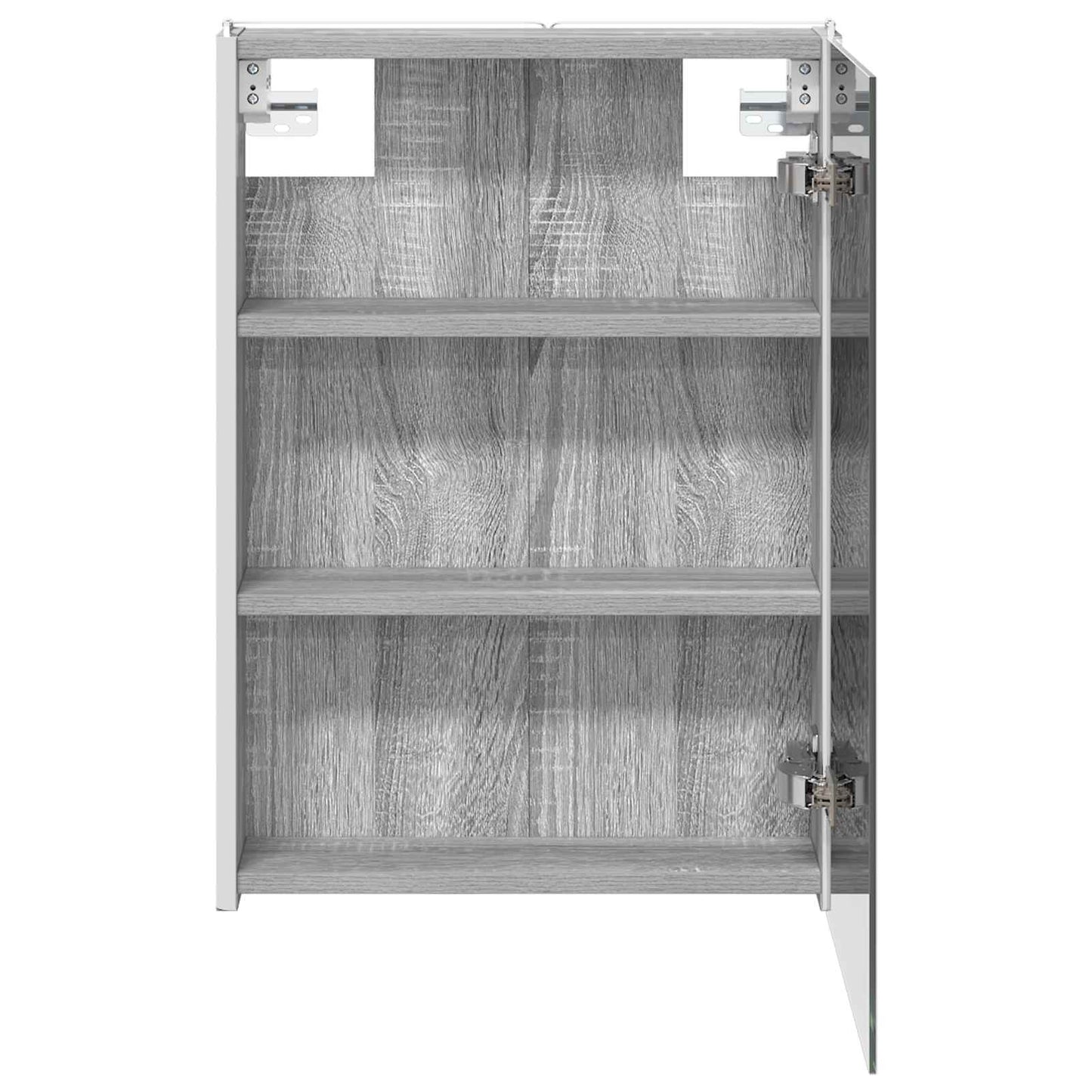 Fürdőszobai tükörszekrény Szürke Sonoma 43 x 11,5 x 60,5 cm
