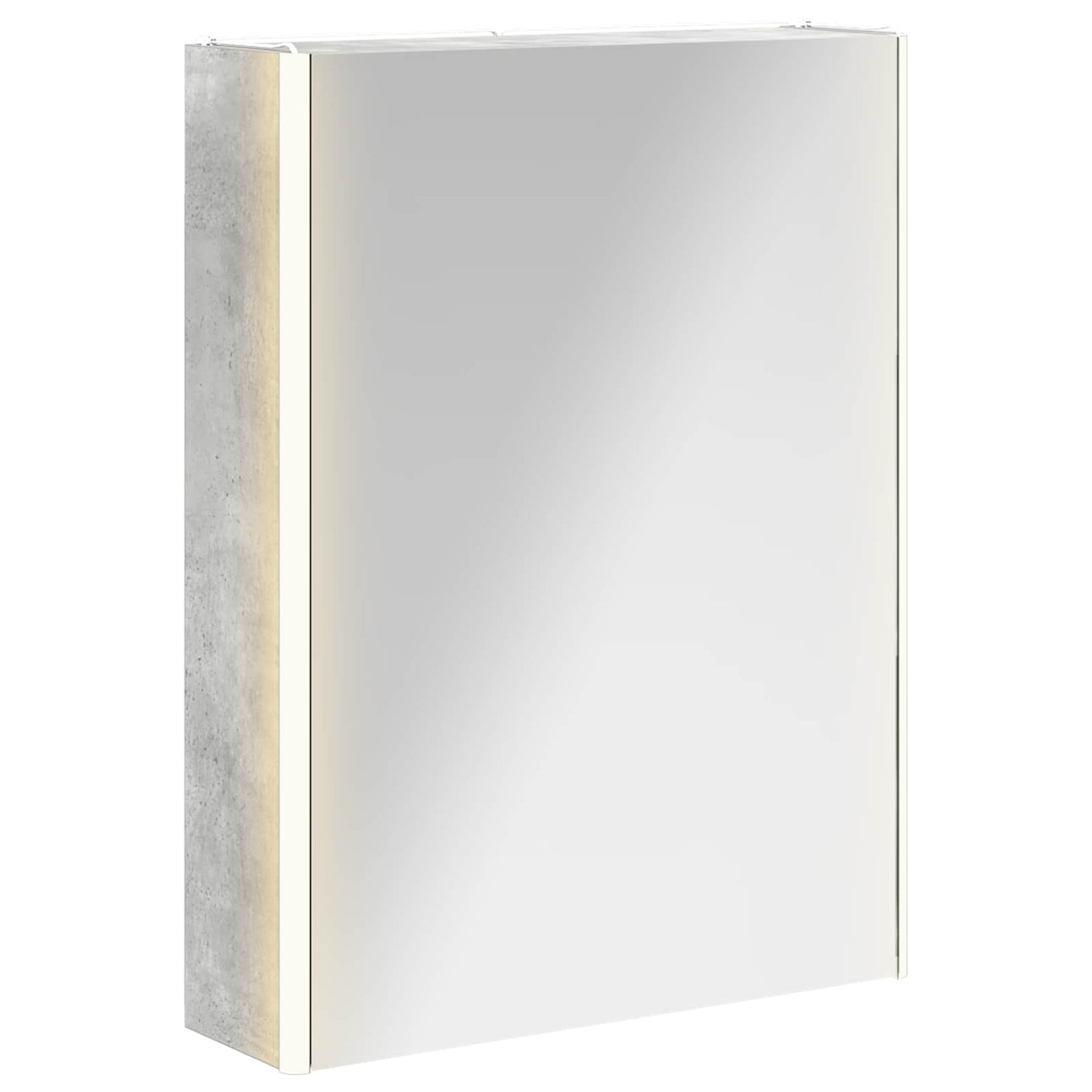 Fürdőszobai tükörszekrény Beton Szürke 53,5 x 15,5 x 70 cm