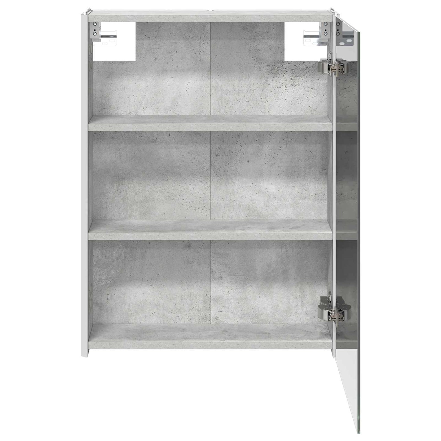 Fürdőszobai tükörszekrény Beton Szürke 53,5 x 15,5 x 70 cm