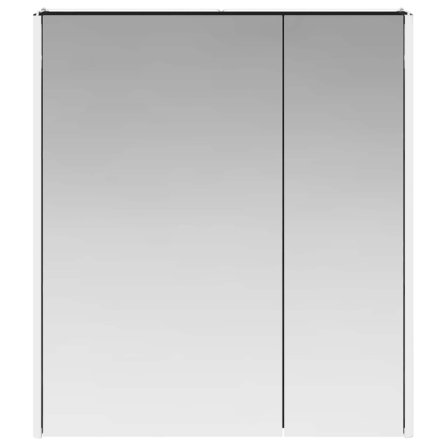 Fürdőszobai tükörszekrény Fekete tölgy 63,5 x 15,5 x 70 cm