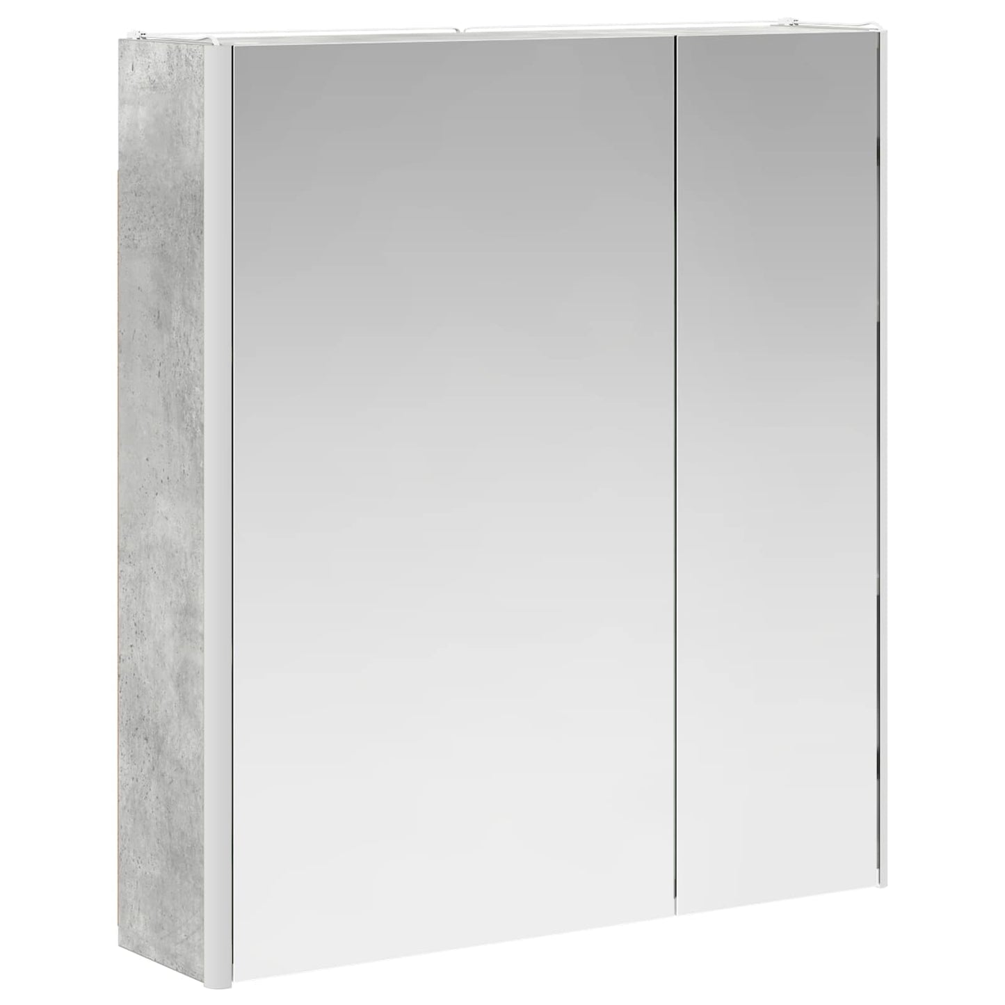 Fürdőszobai tükörszekrény Beton Szürke 63,5 x 15,5 x 70 cm