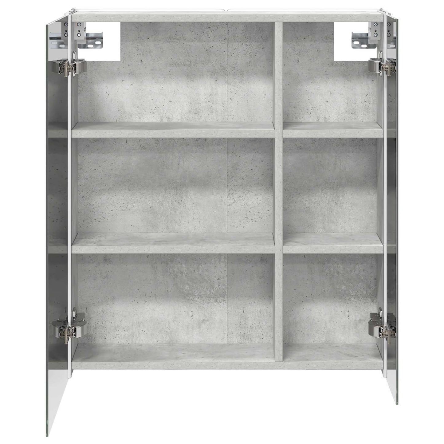 Fürdőszobai tükörszekrény Beton Szürke 63,5 x 15,5 x 70 cm