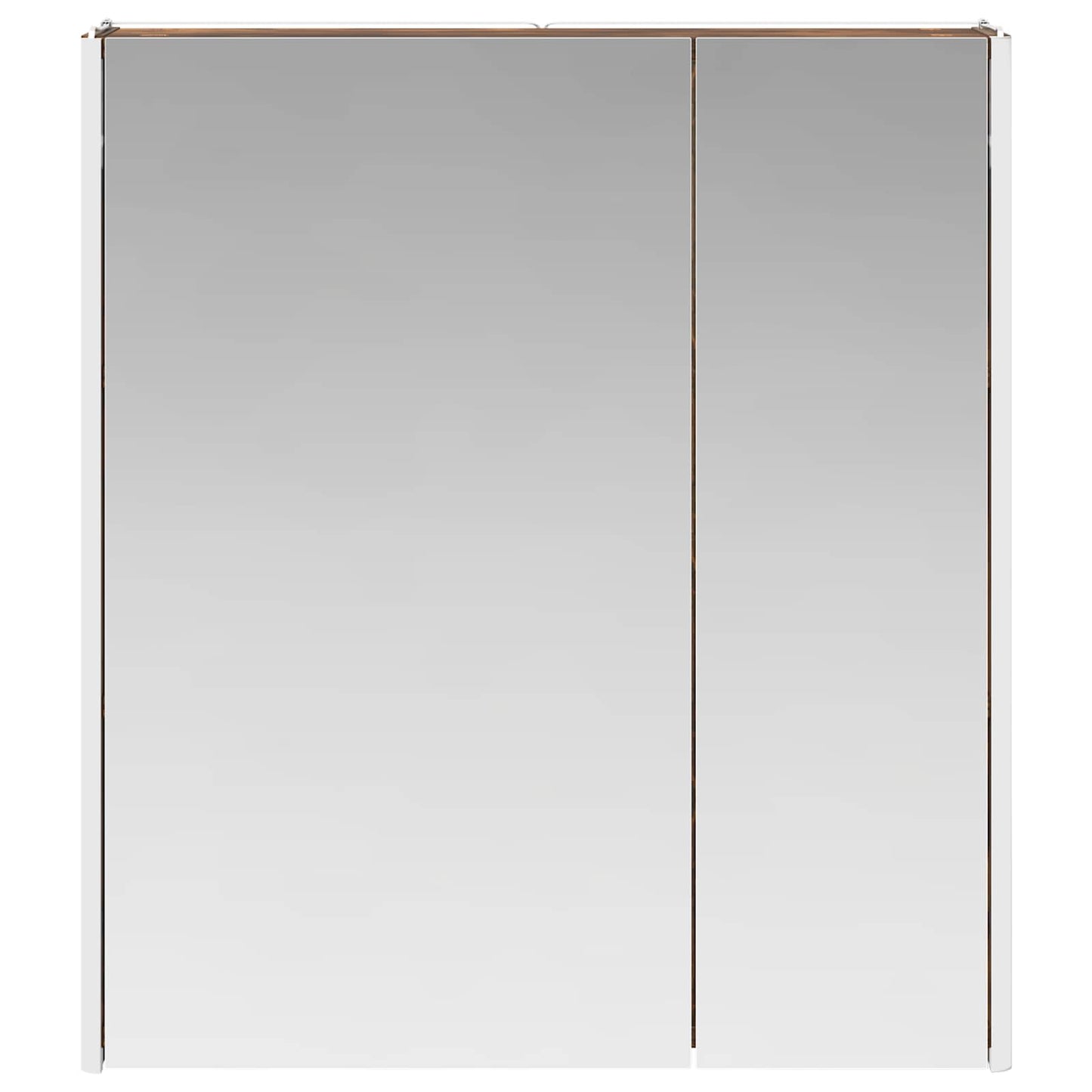 Fürdőszobai tükörszekrény Füstölt tölgy 63,5 x 15,5 x 70 cm