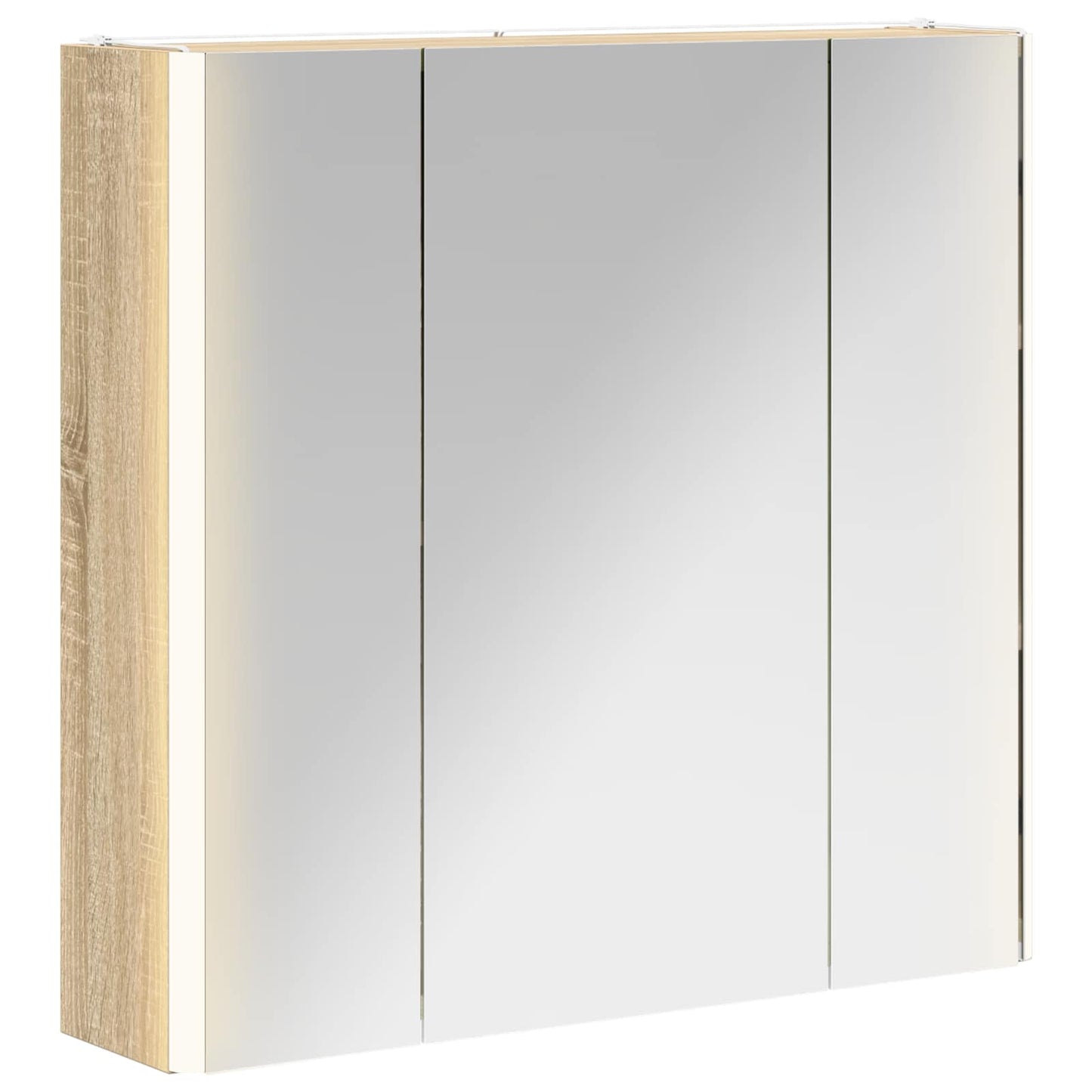 Fürdőszobai tükörszekrény Sonoma tölgy 63,5 x 15,5 x 60,5 cm