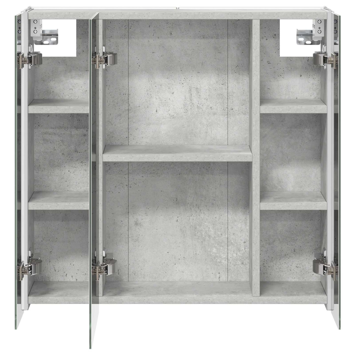 Fürdőszobai tükörszekrény Beton Szürke 63,5 x 15,5 x 60,5 cm