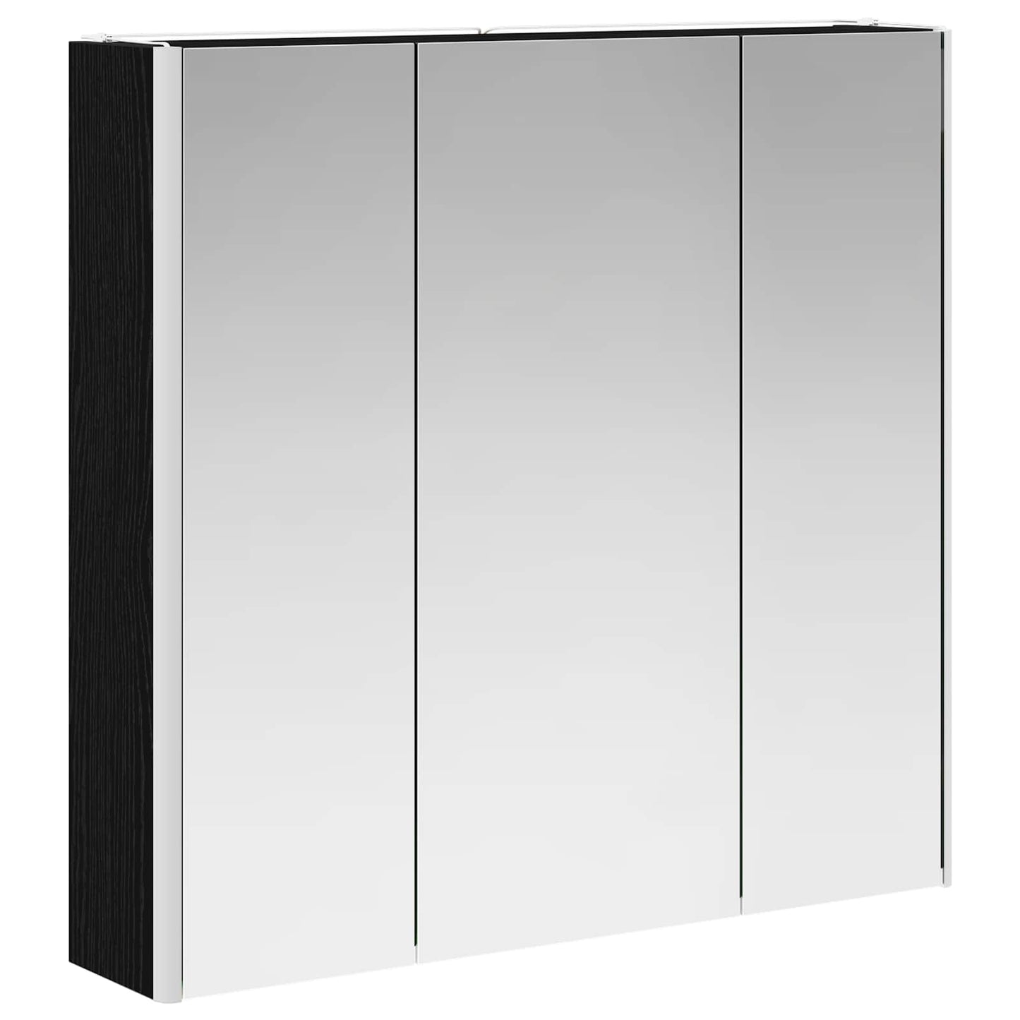 Fürdőszobai tükörszekrény Fekete tölgy 73.5 x 15.5 x 70 cm