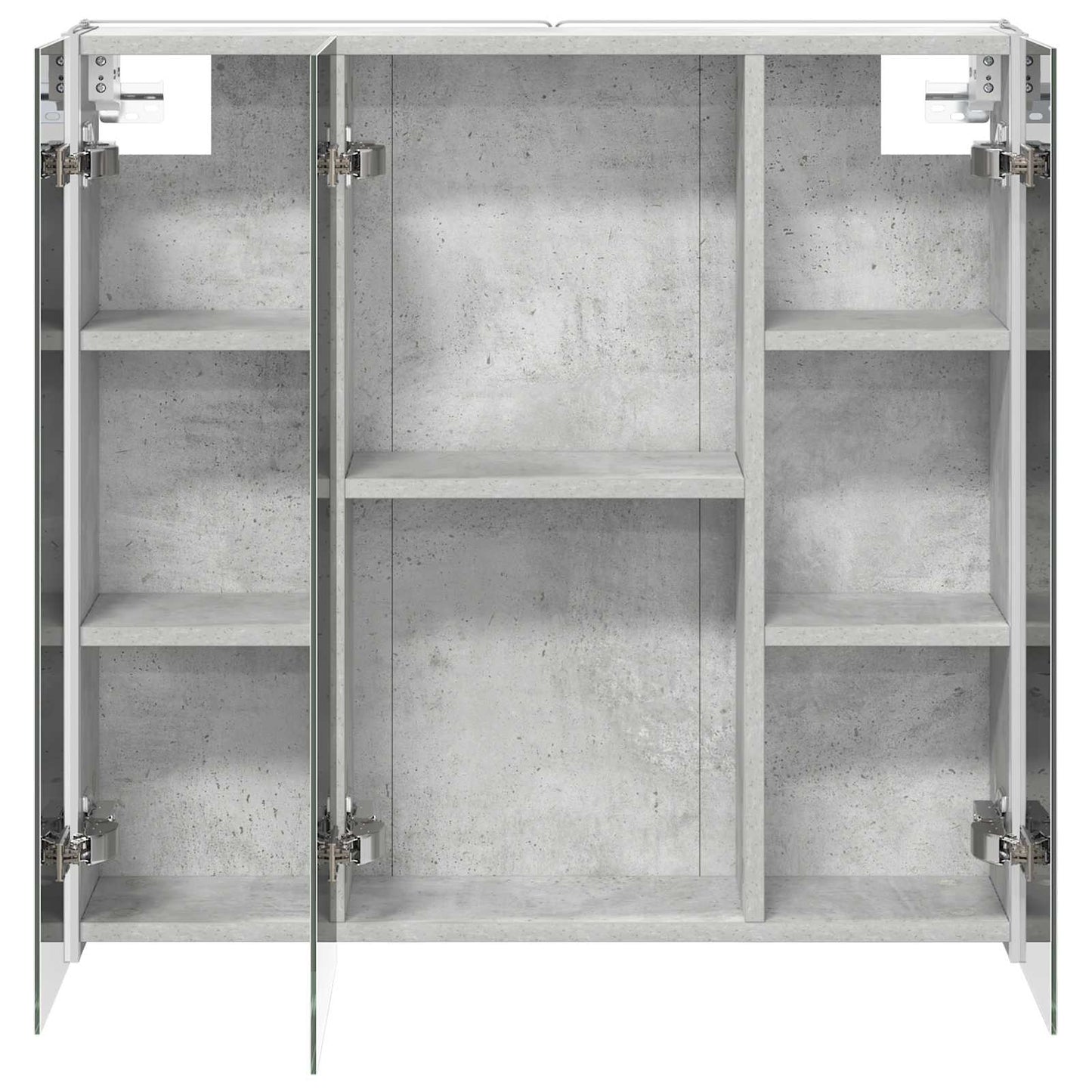 Fürdőszobai tükörszekrény Beton Szürke 73.5 x 15.5 x 70 cm