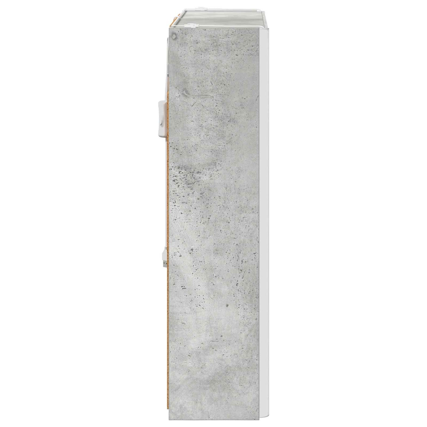 Fürdőszobai tükörszekrény Beton Szürke 73.5 x 15.5 x 70 cm