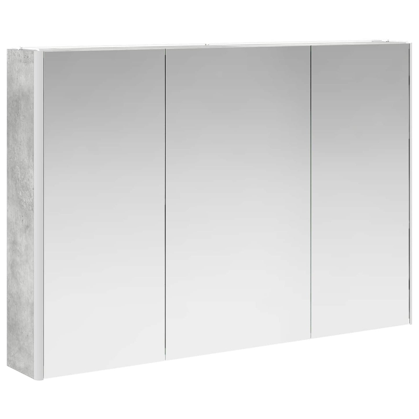 Fürdőszobai tükörszekrény Beton Szürke 103,5 x 15,5 x 70 cm