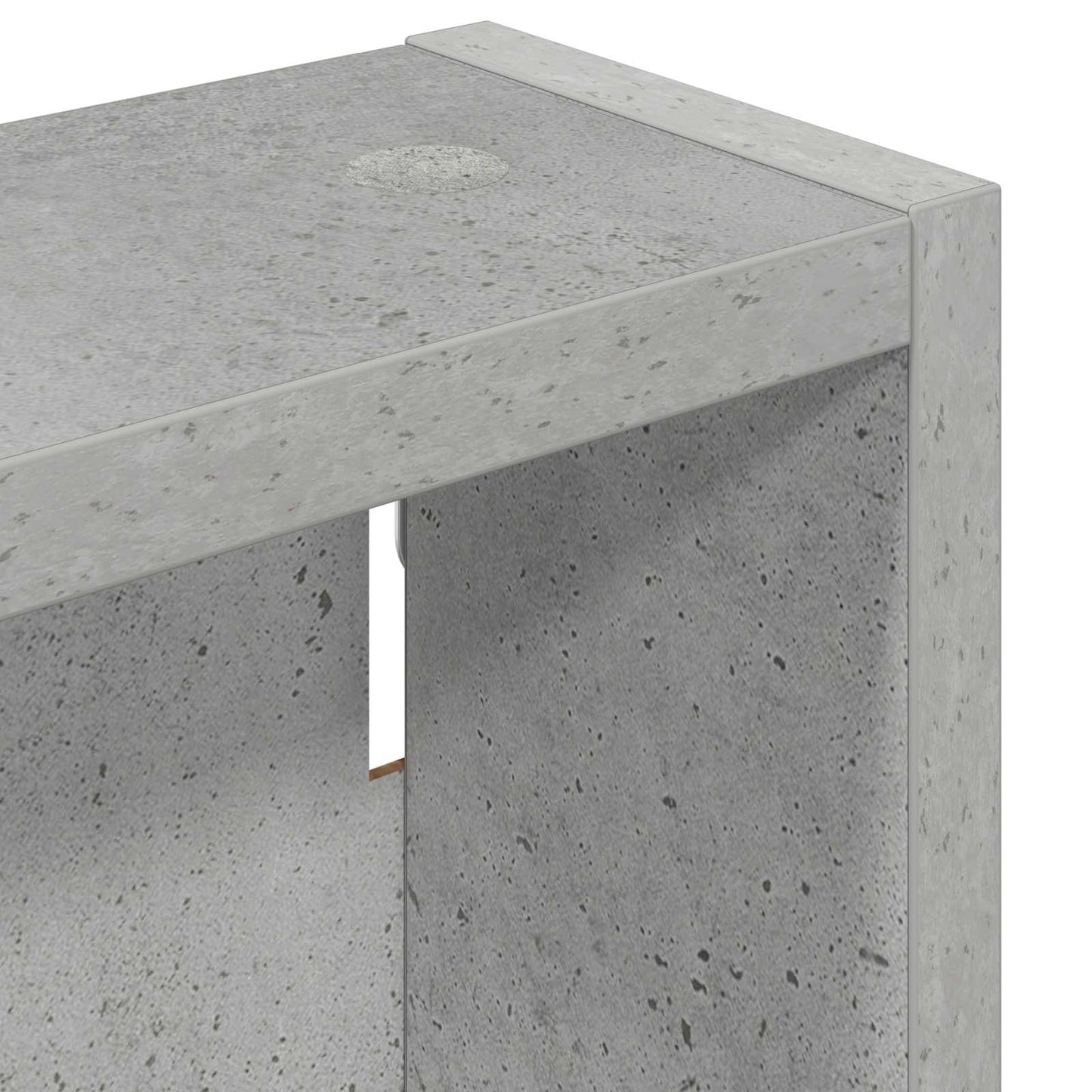 Fürdőszobai faliszekrény polcokkal Beton Szürke 20 x 10 x 50 cm
