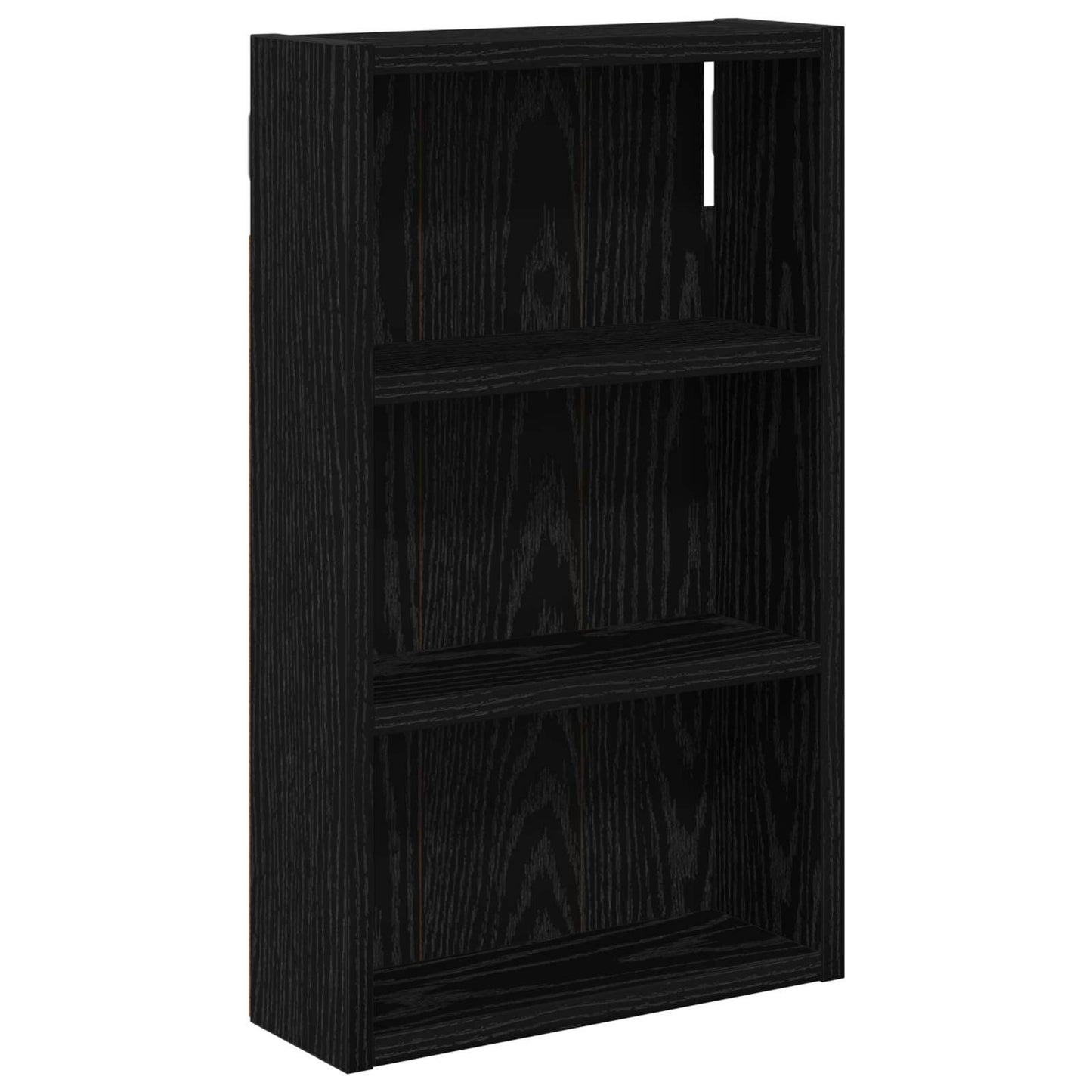 Fürdőszobai faliszekrény polcokkal Fekete Tölgy 30 x 10 x 50 cm
